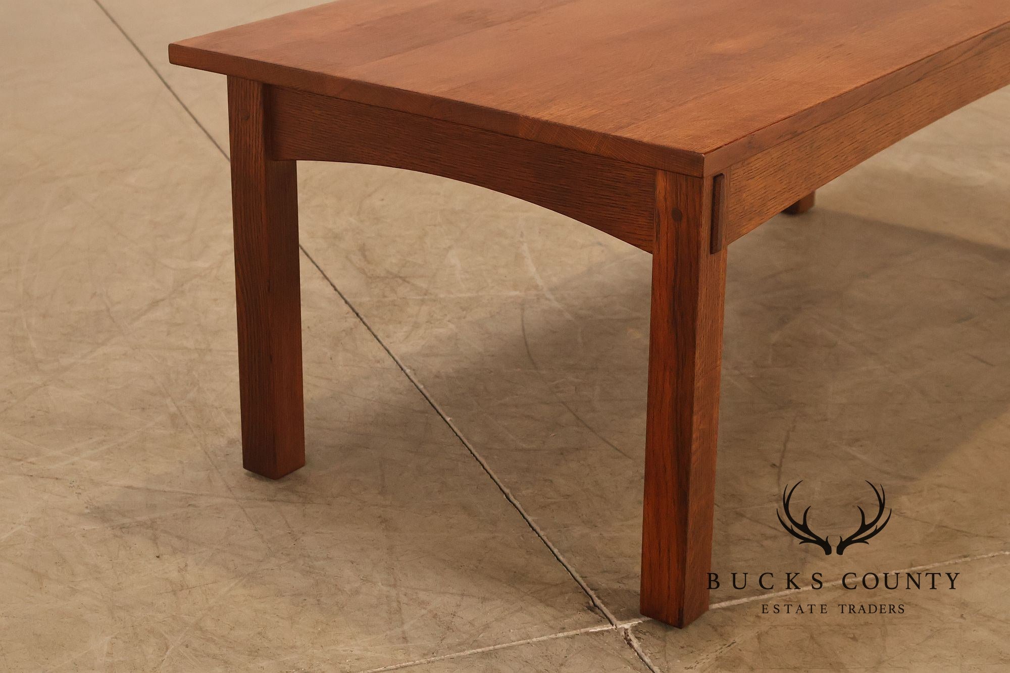 Stickley Mission Collection Oak Cocktail Table