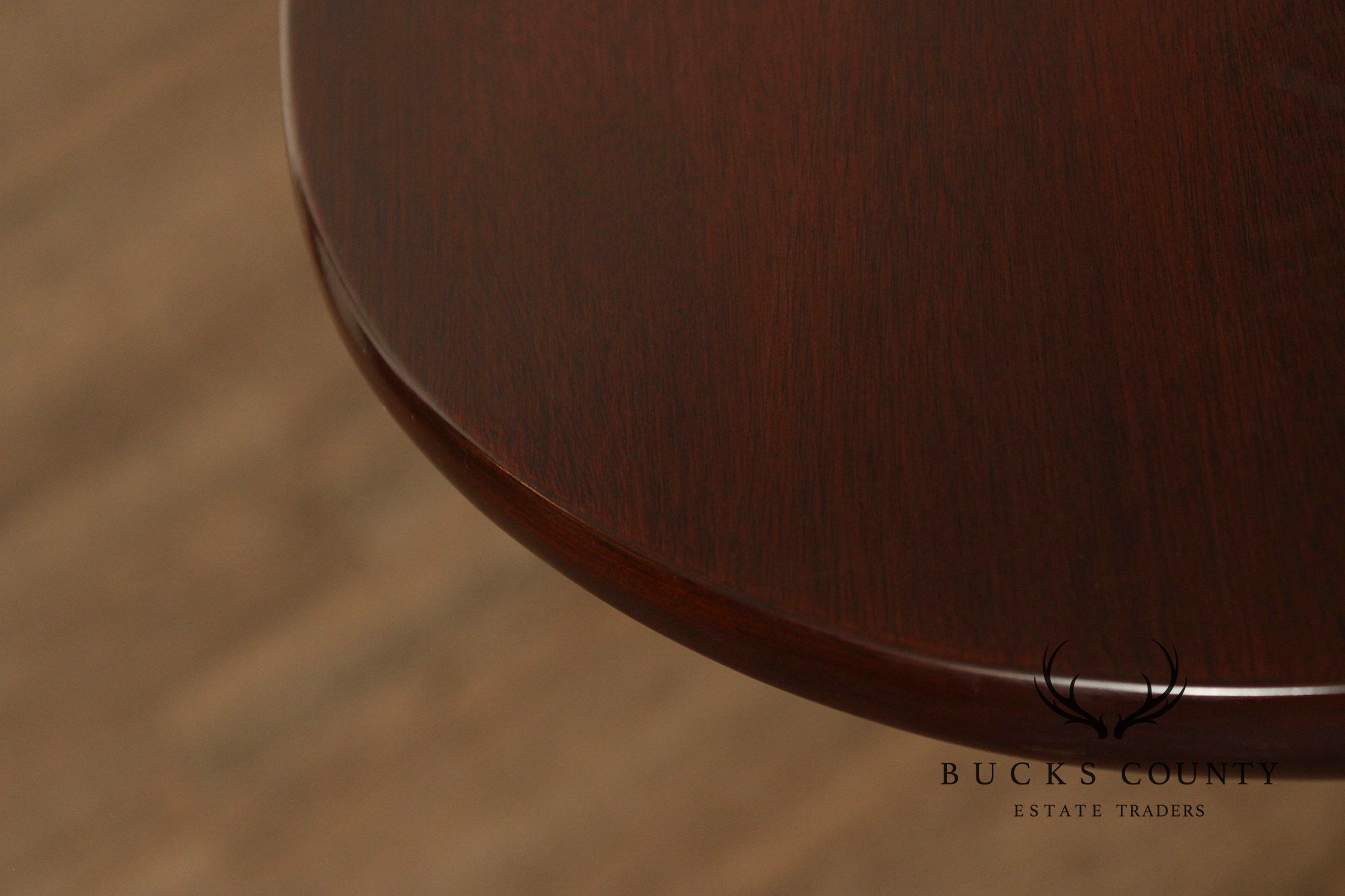 Henkel Harris Georgian Style Mahogany Double Pedestal Dining Table