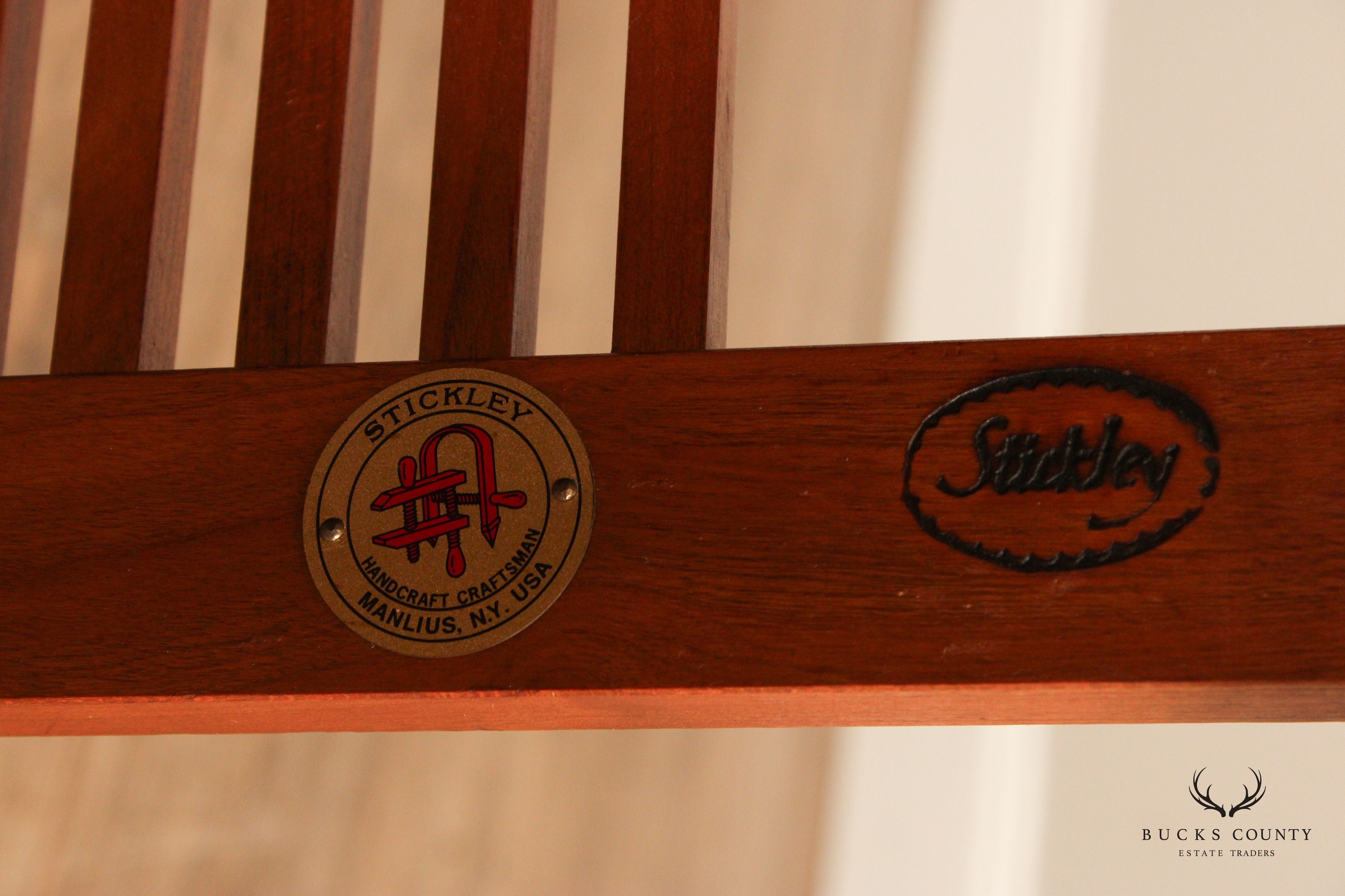 Stickley Mission Collection Cherry Spindle Bench