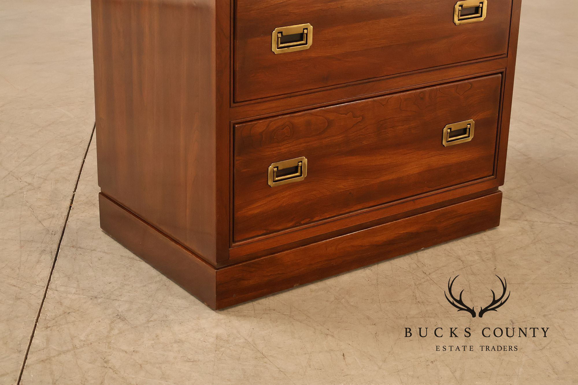Ethan Allen Campaign Style Chest of Drawers