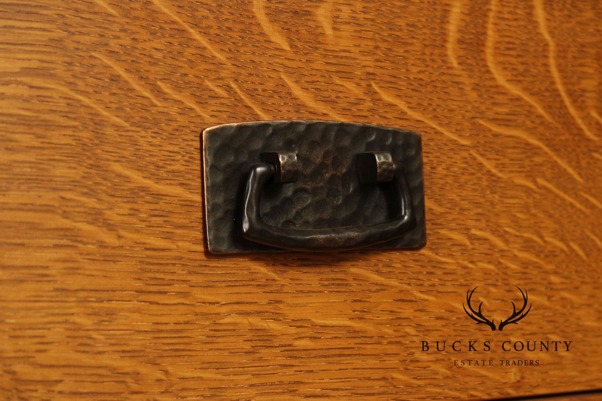 Stickley Mission Collection Oak Tall Chest Of Drawers