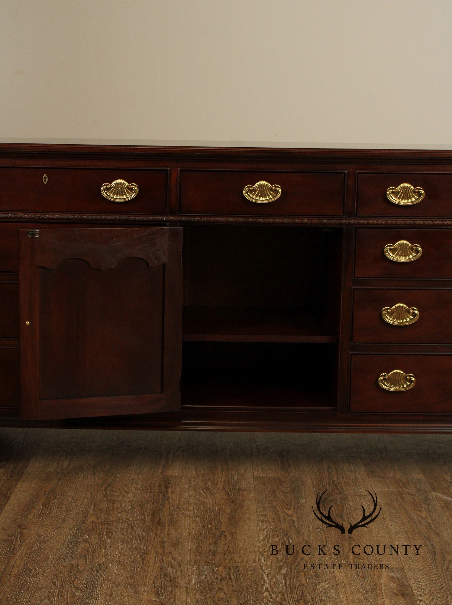 Henredon Chippendale Style Cherry Long Dresser