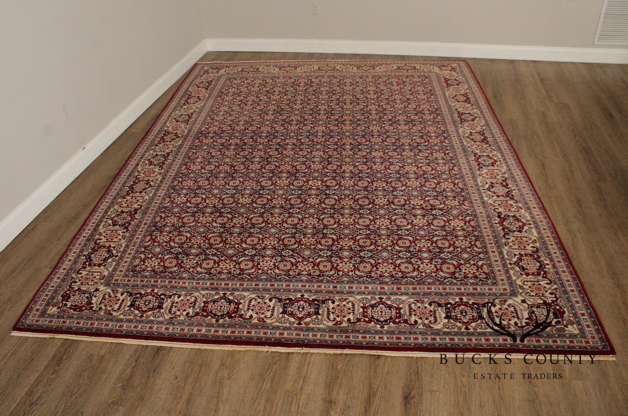 Romanian Bucharest Hand-Knotted Area Rug – 11'11" x 9'0"