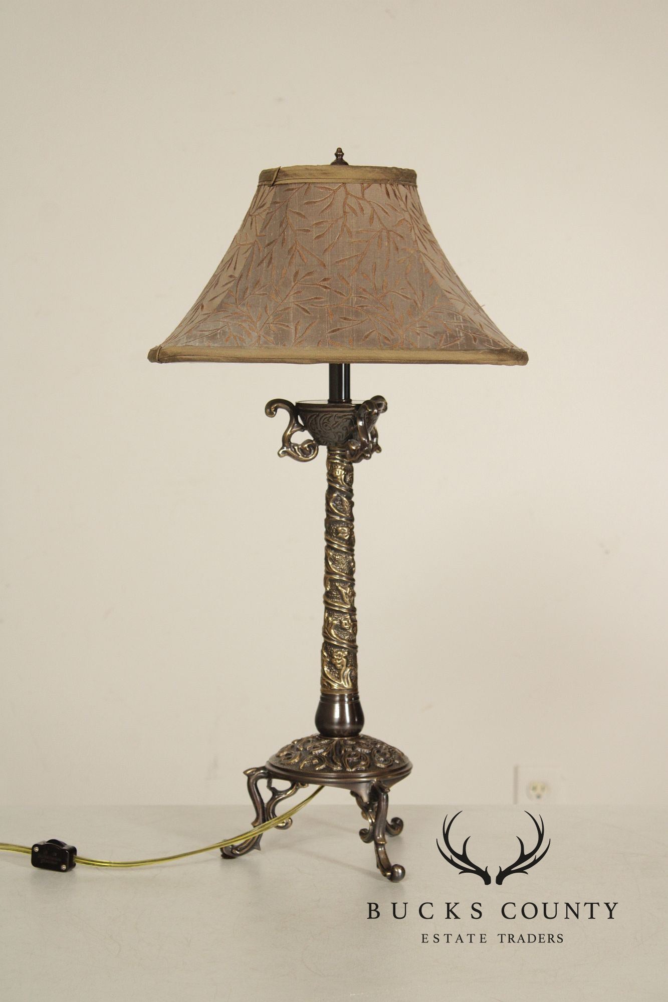 Frederick Cooper Rococo Style Brass Table Lamp