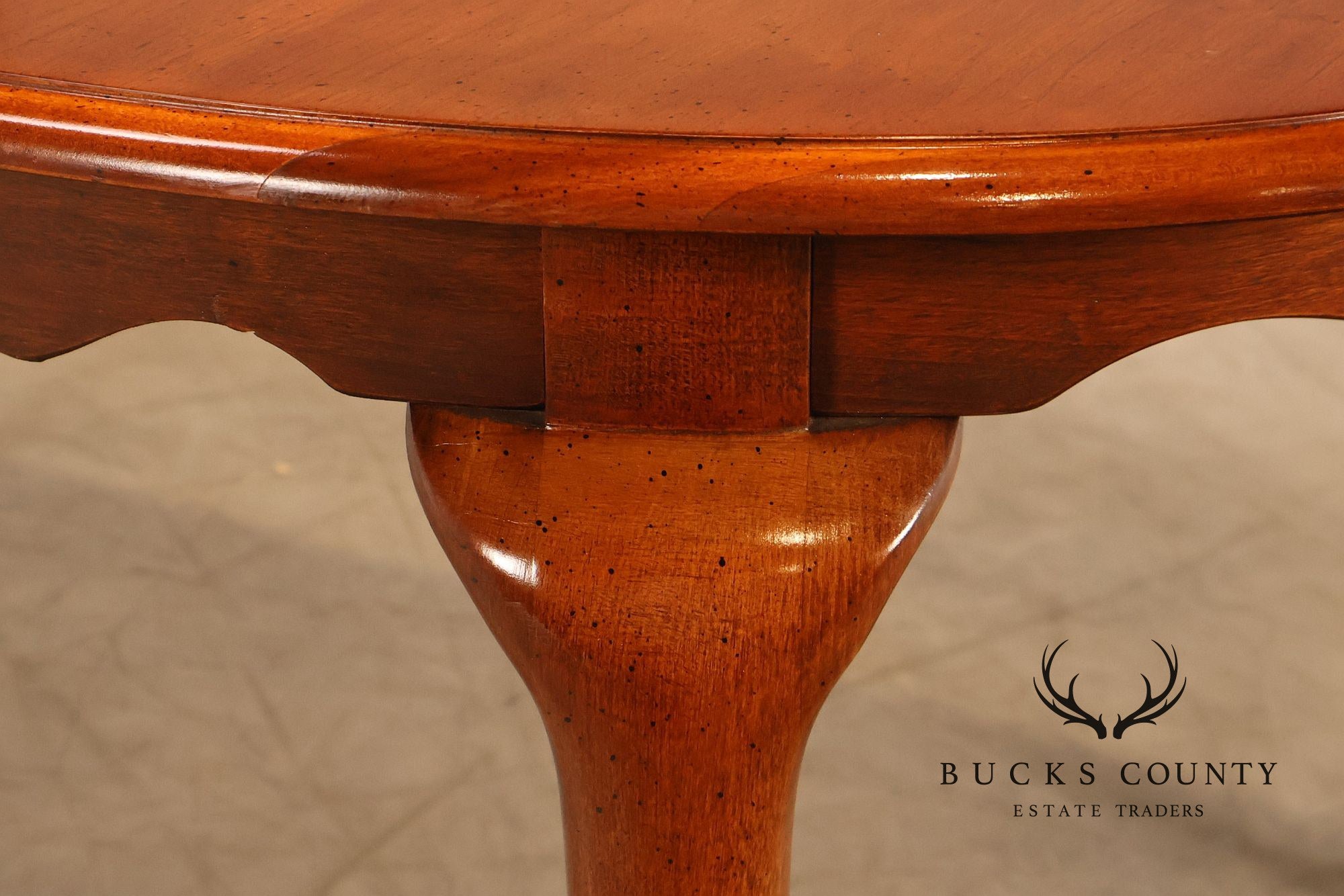 American Drew Traditional Cherry Dining Table With Two Leaves
