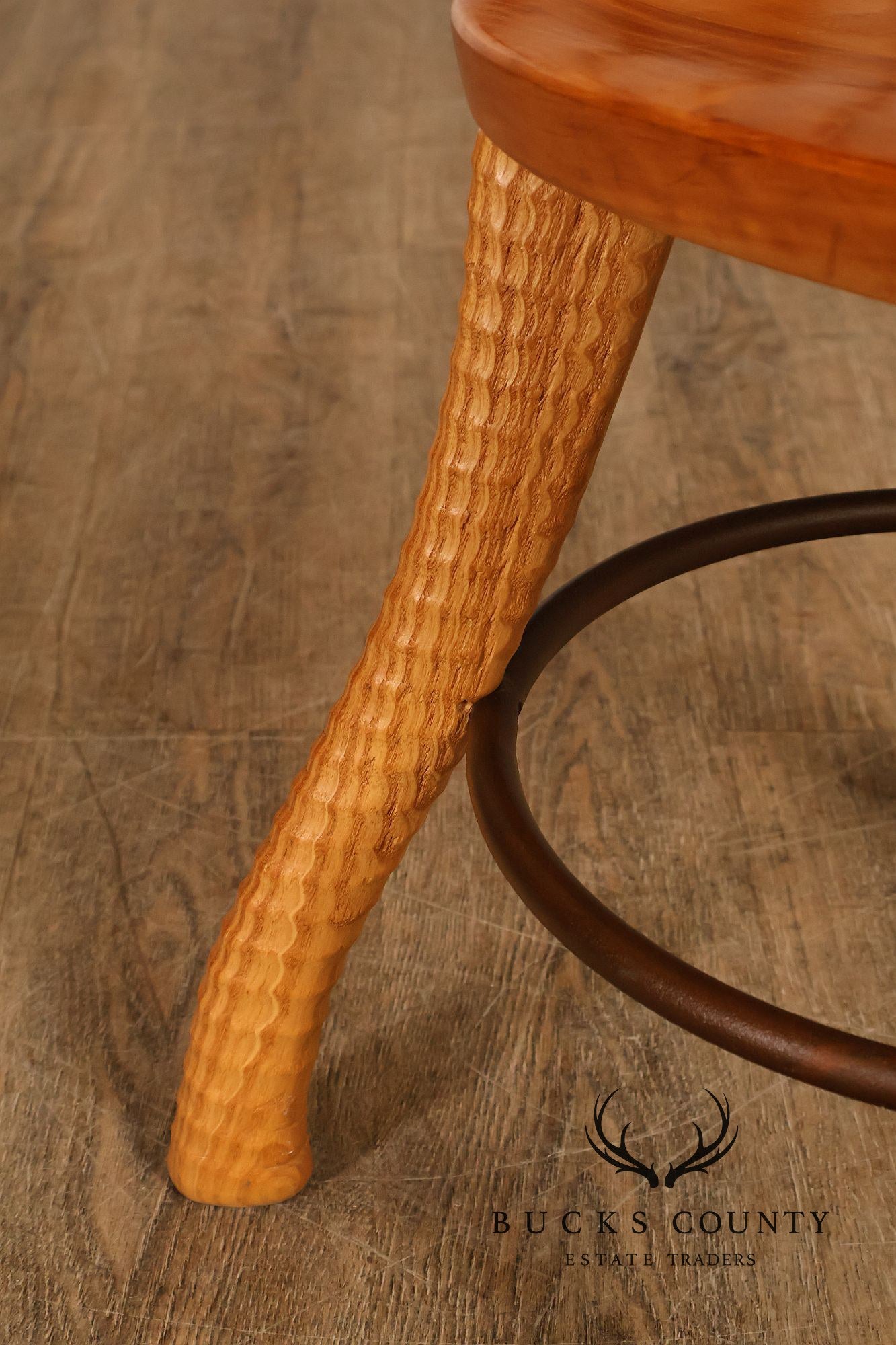 Bradford Woodworking Pair of Pitchfork Side Chairs