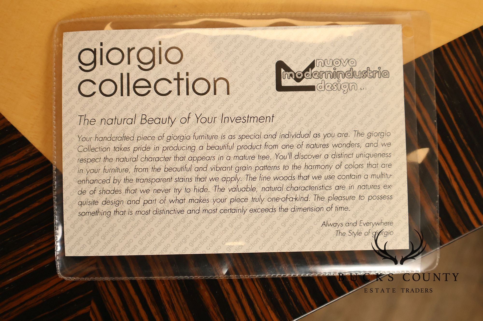 Giorgio Collection Natural Wood Pedestal Dinning Table and 8 Chairs