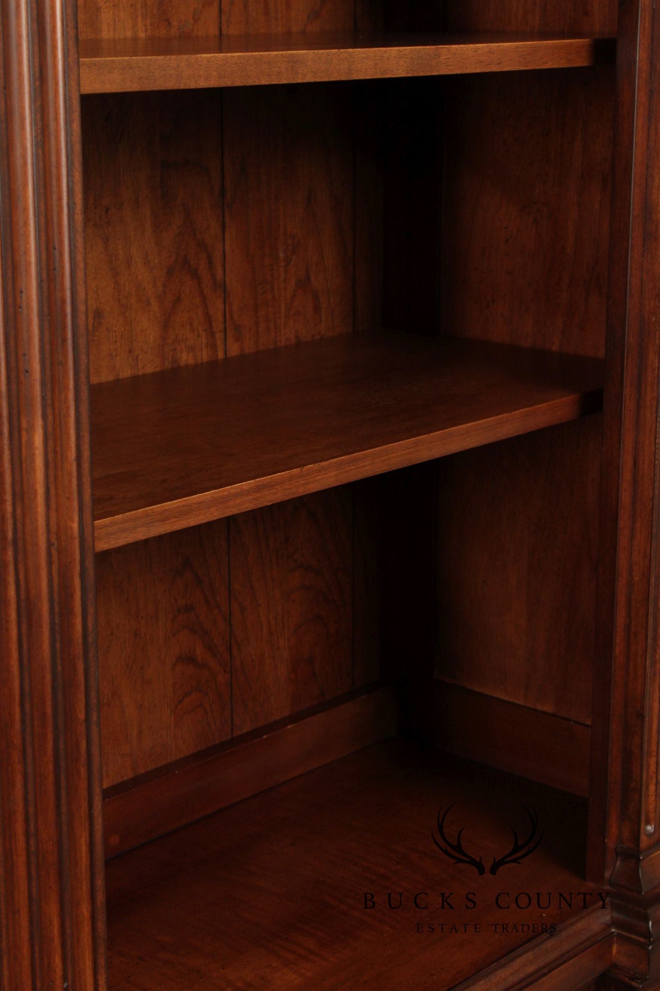Neoclassical Style Double Bookcase