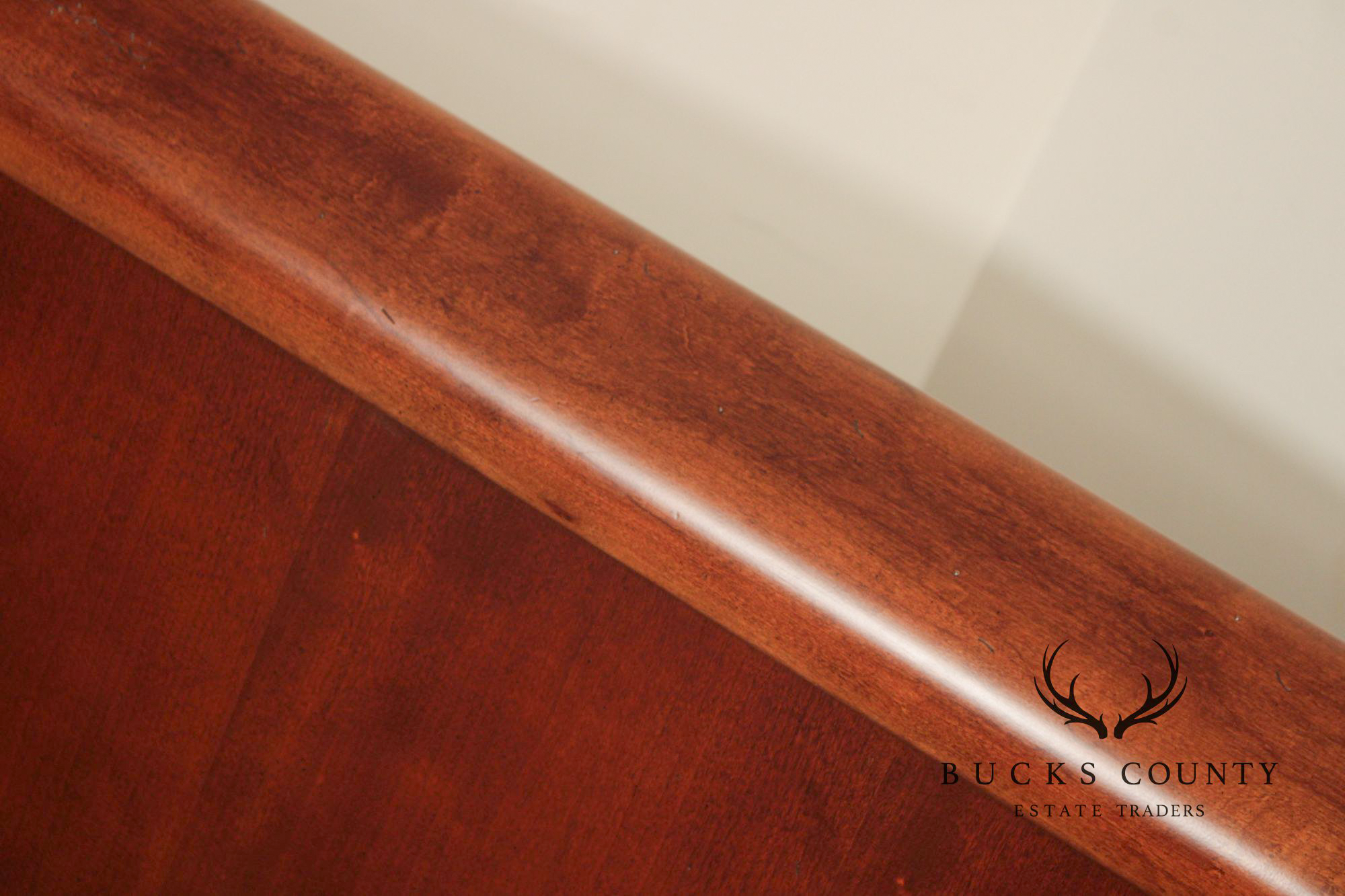 Louis Philippe Style Cherry King Sleigh Bed