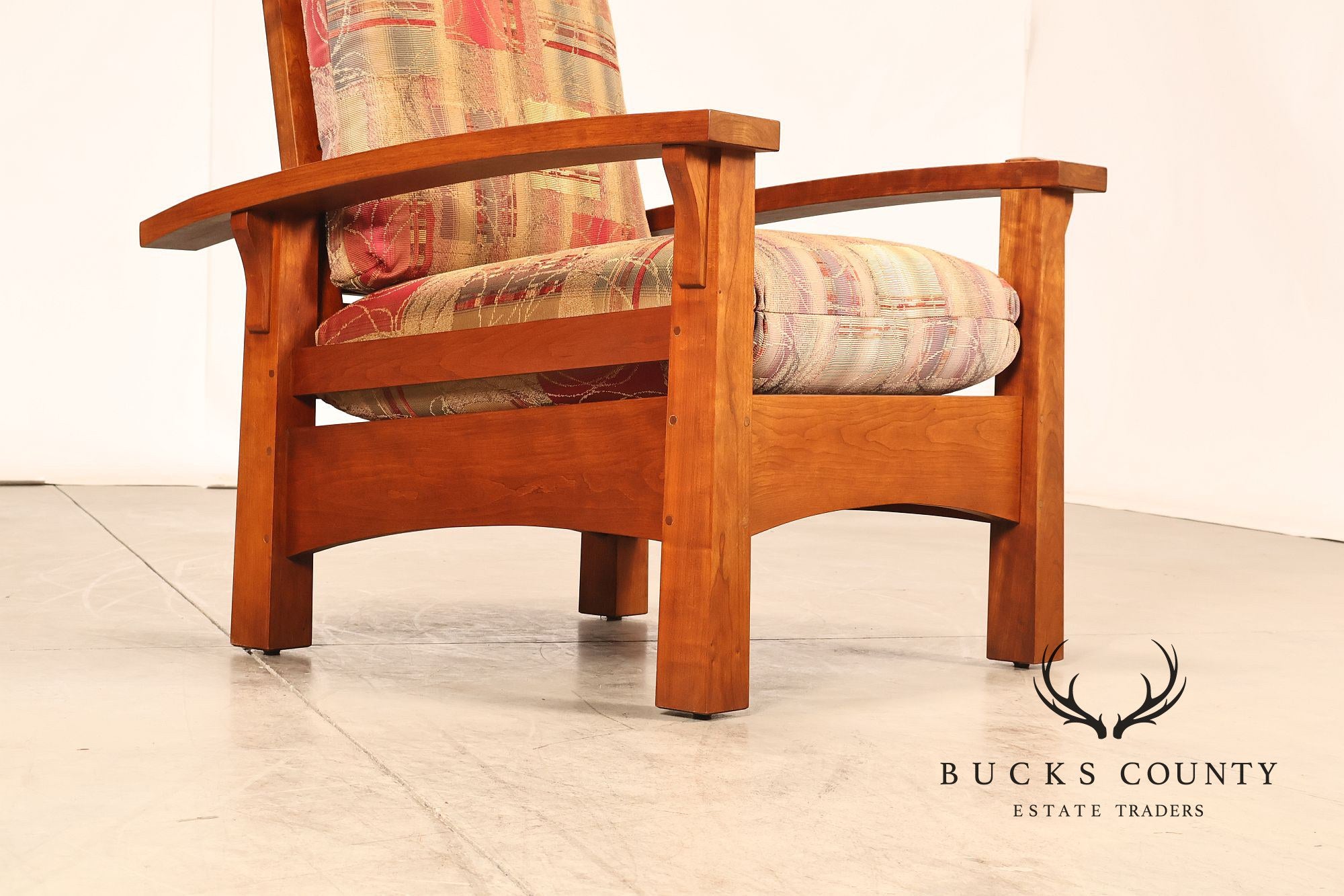 Stickley Mission Collection Cherry "Gus" Morris Chair