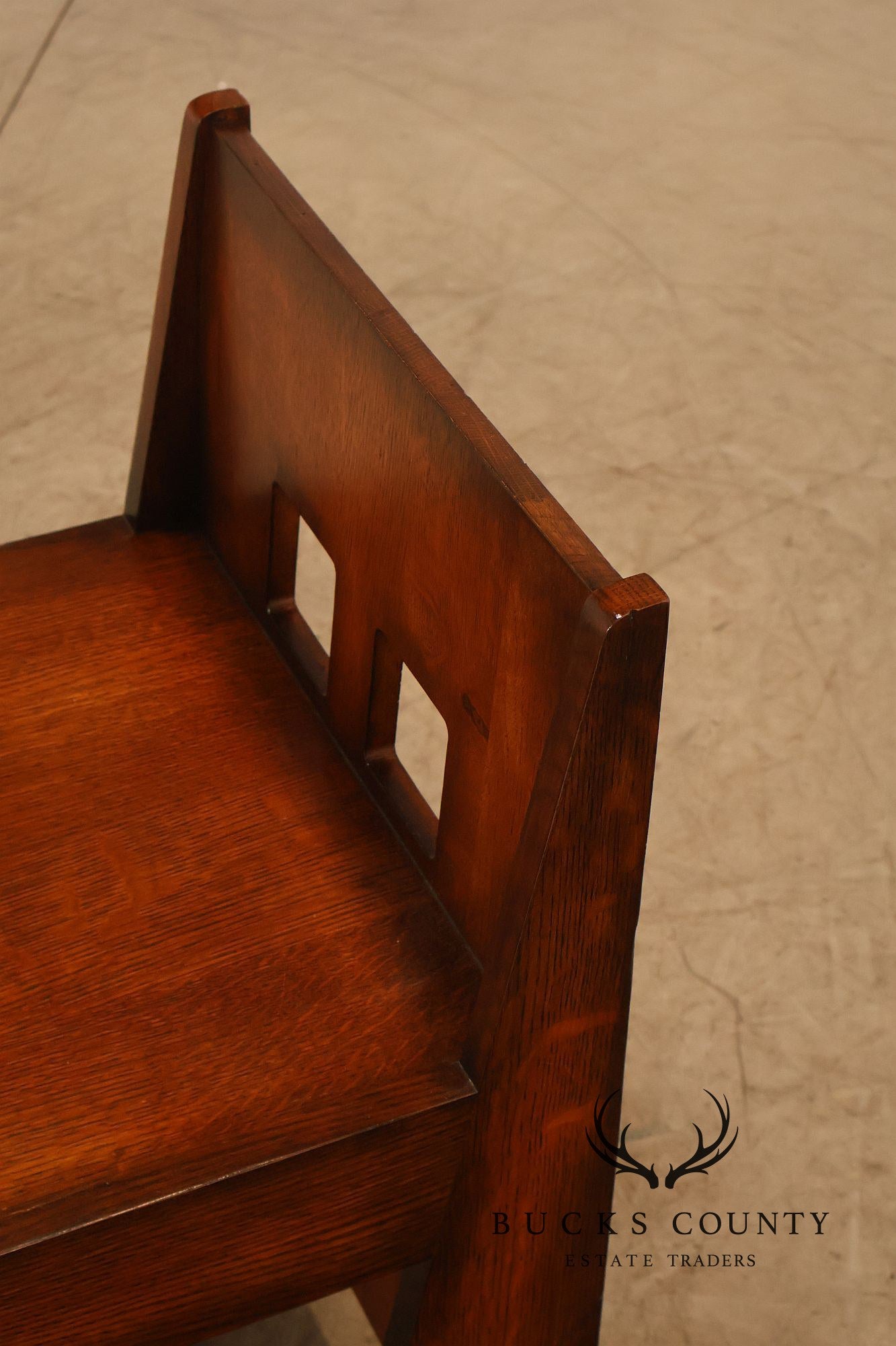 Stickley Mission Collection Oak Limbert Bench