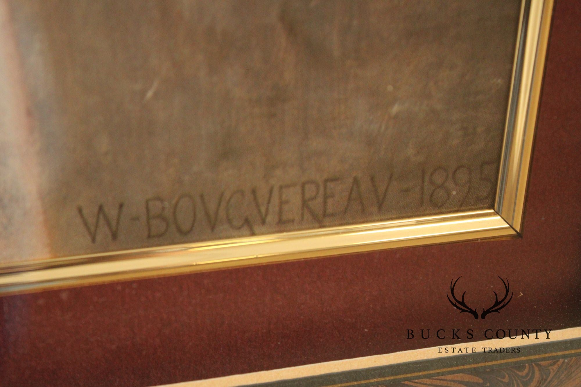 William-Adolphe Bouguereau Framed Print, 'L'Espieglerie'