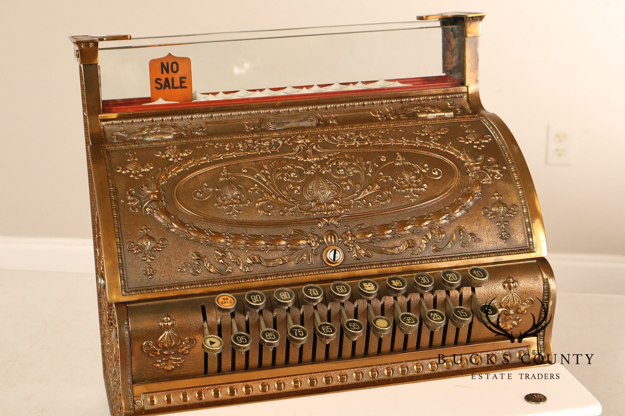 National Cash Register Model 333 Brass Cash Register