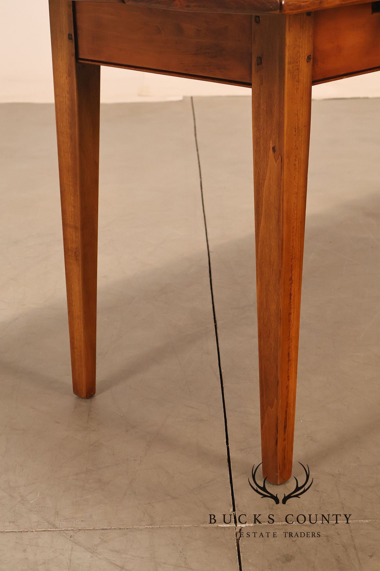 Stephen Von Hohen Primitive Pine Drop Leaf Dining Table