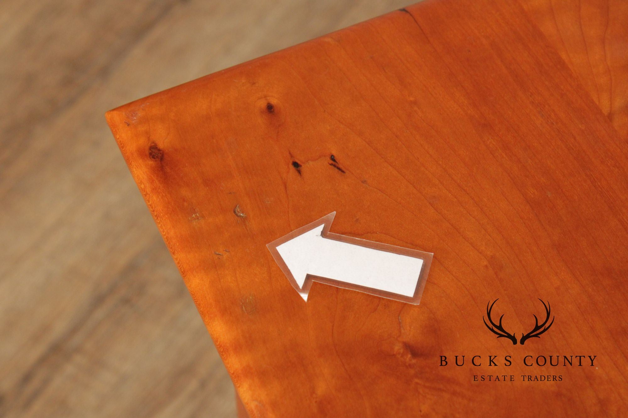 Hepplewhite Style Custom Crafted Pair of Cherry One Drawer Work Stands