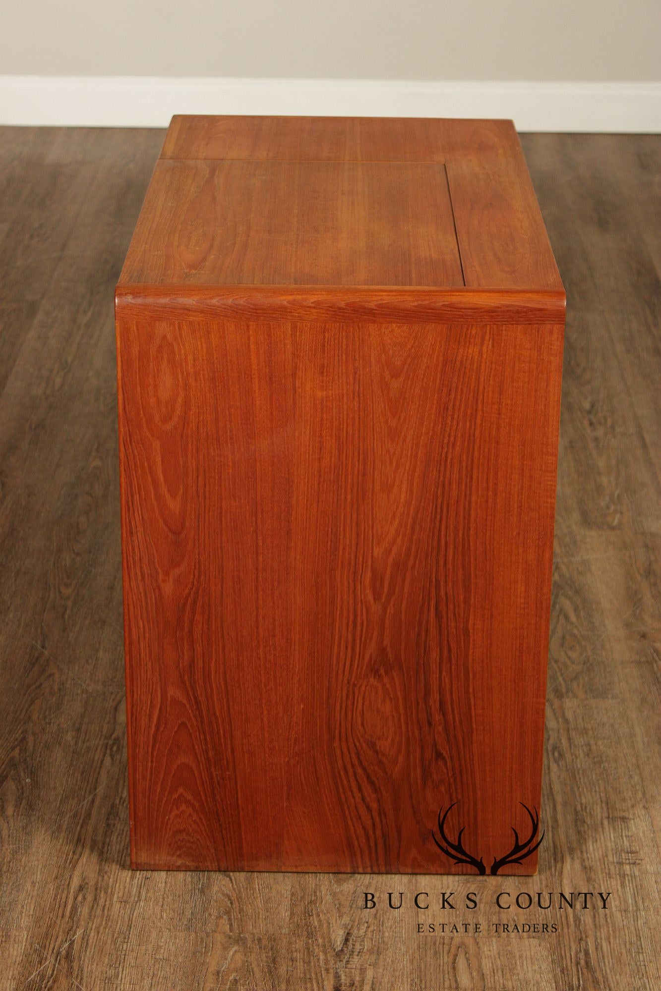 Schreiber’s Møbelfabrik Mid Century Danish Teak Vanity With Bench