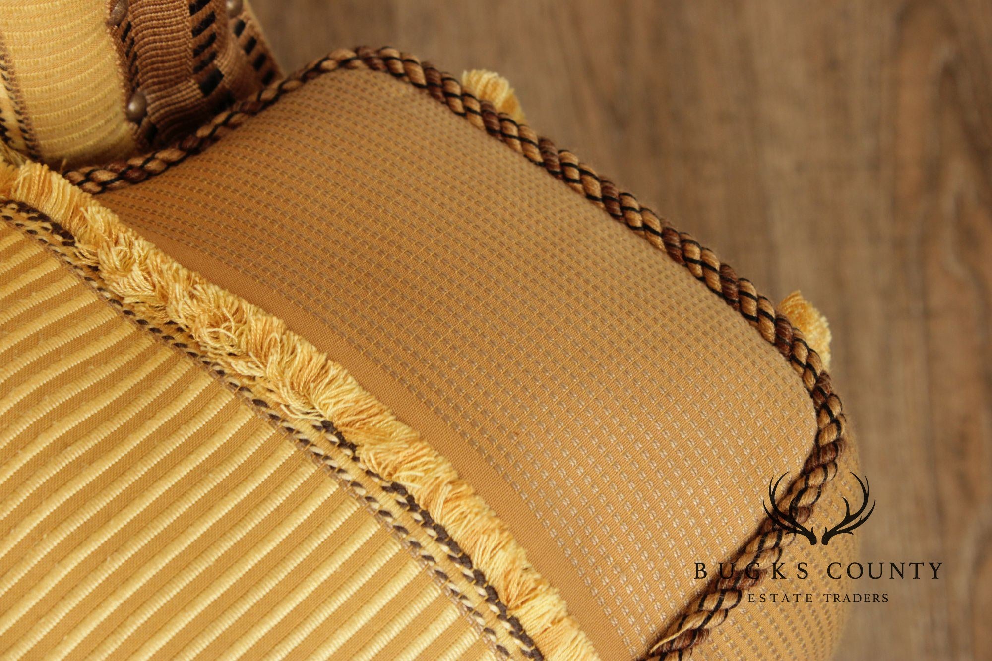 Greg Jordan Custom Scalamandre Upholstered Wingback Chair