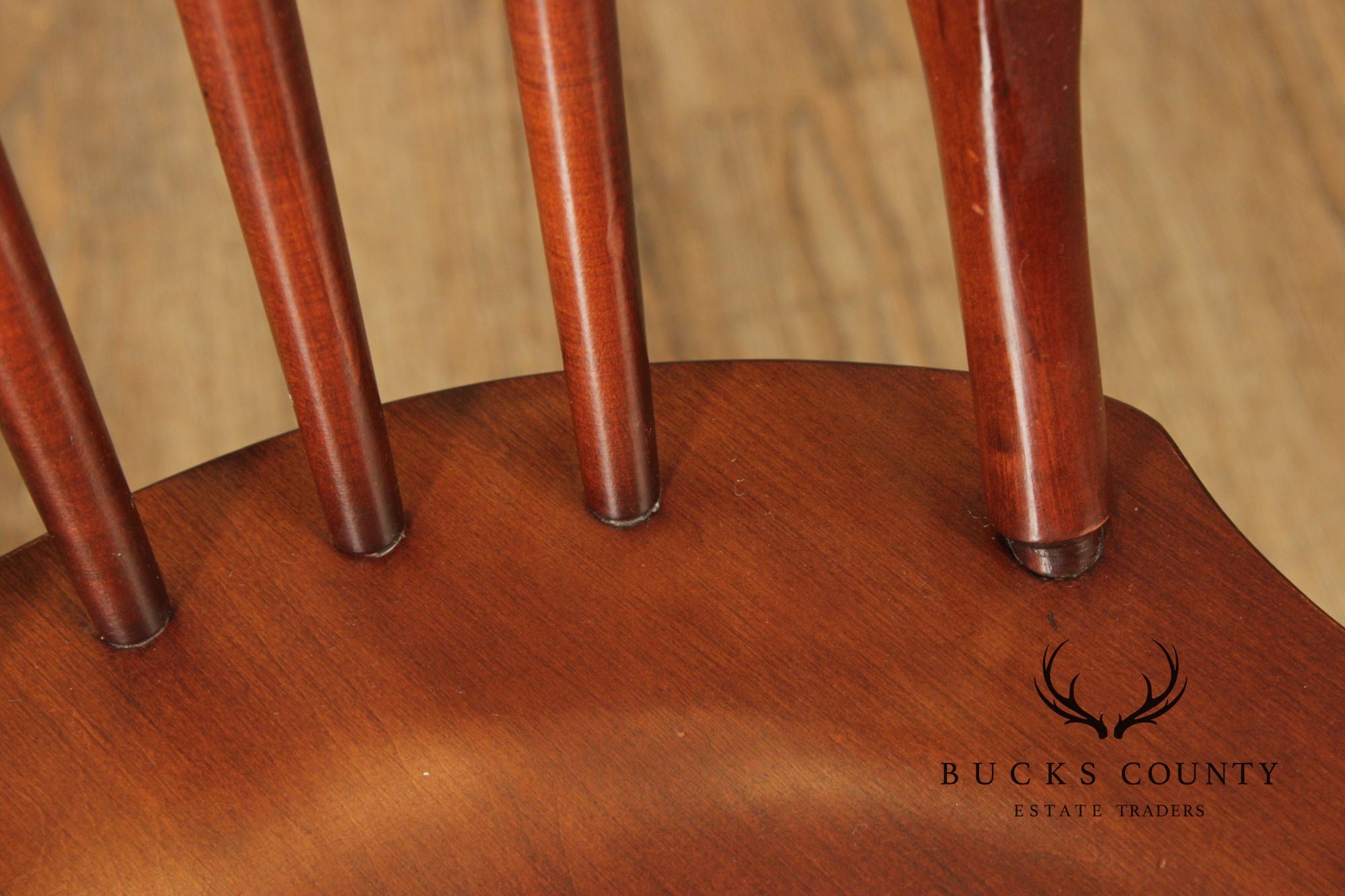 Ethan Allen Set Of 6 'Casual Dining' Collection Maple Windsor Chairs