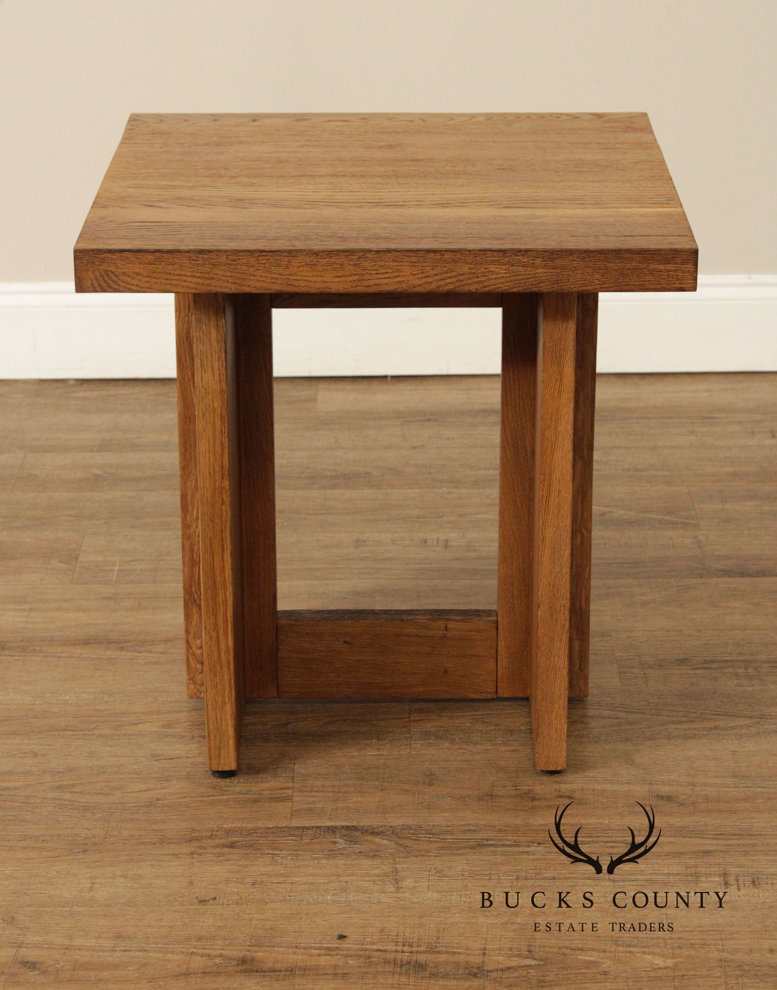 Mission Style 'Edgar' Oak End Table