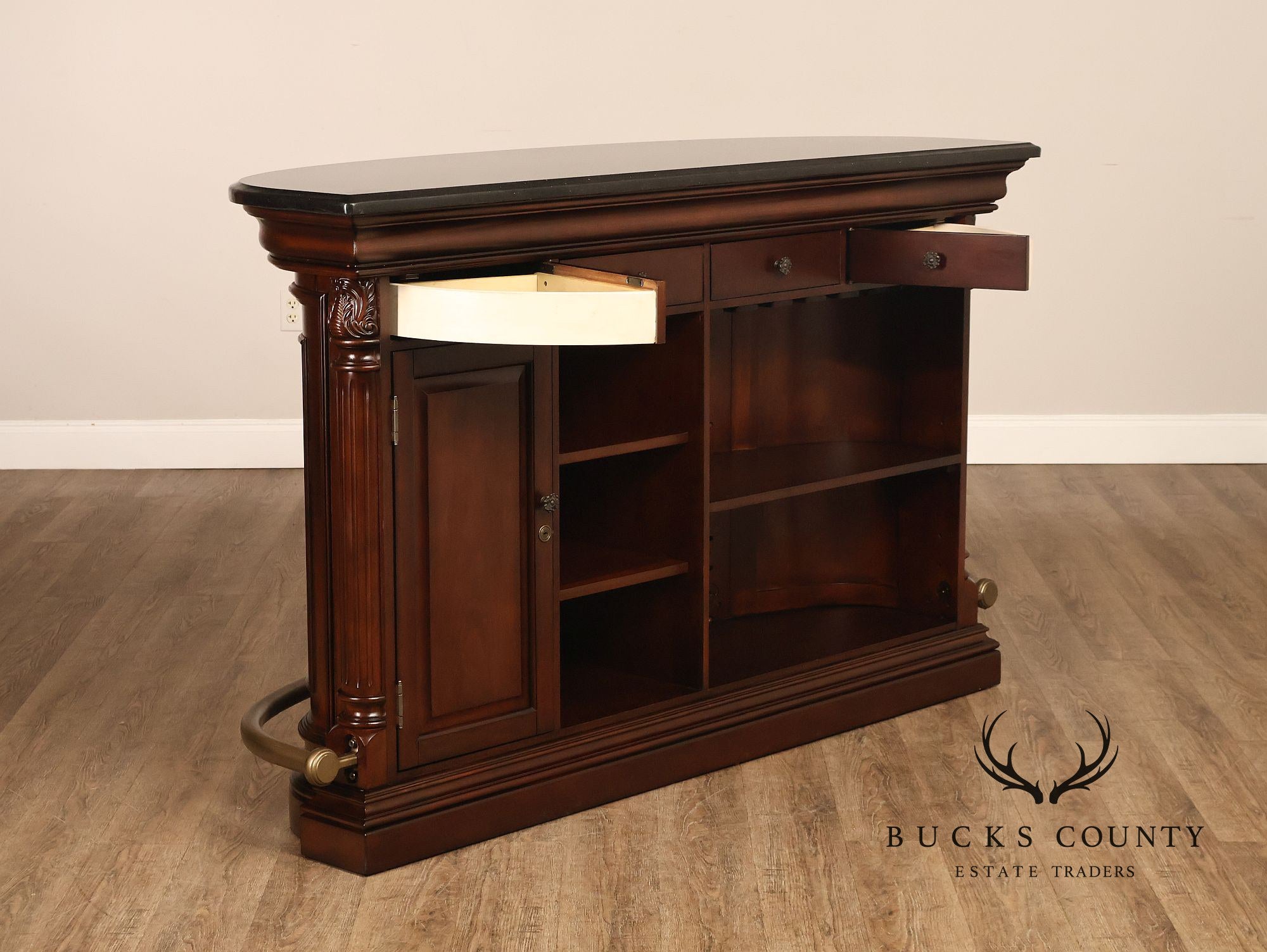 American Heritage Granite Top Dry Bar