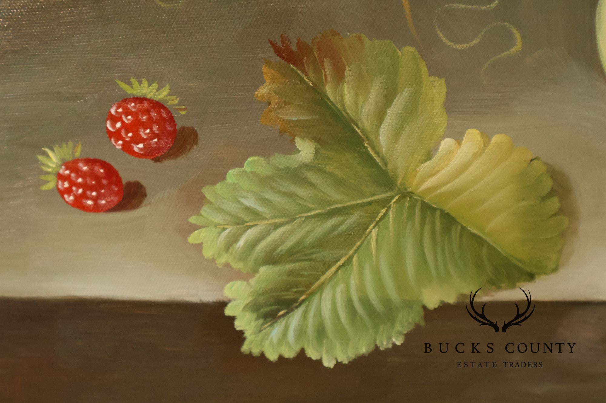 J. Abrams Still-Life Painting of Fruit