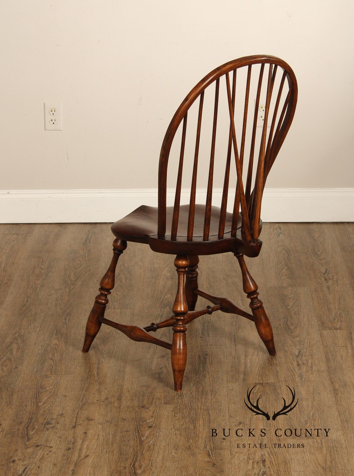 River Bend Chair Co. Brace Back Windsor Fan Back Side Chair