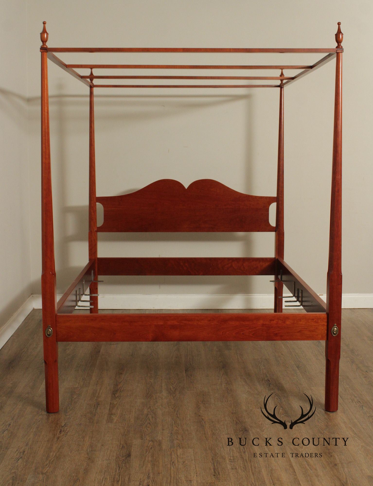Norman’s Reproductions Solid Cherry Queen Size Four Poster Canopy Bed