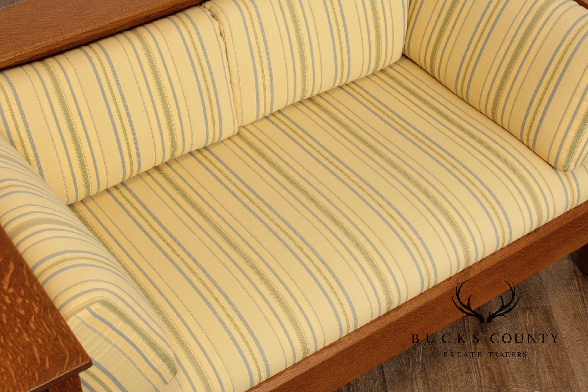 Stickley Mission Collection Oak Prairie Loveseat Sofa