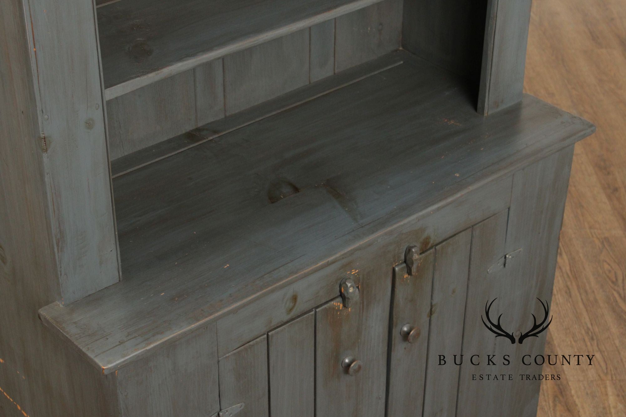 Benchmade Farmhouse Style Painted Hutch