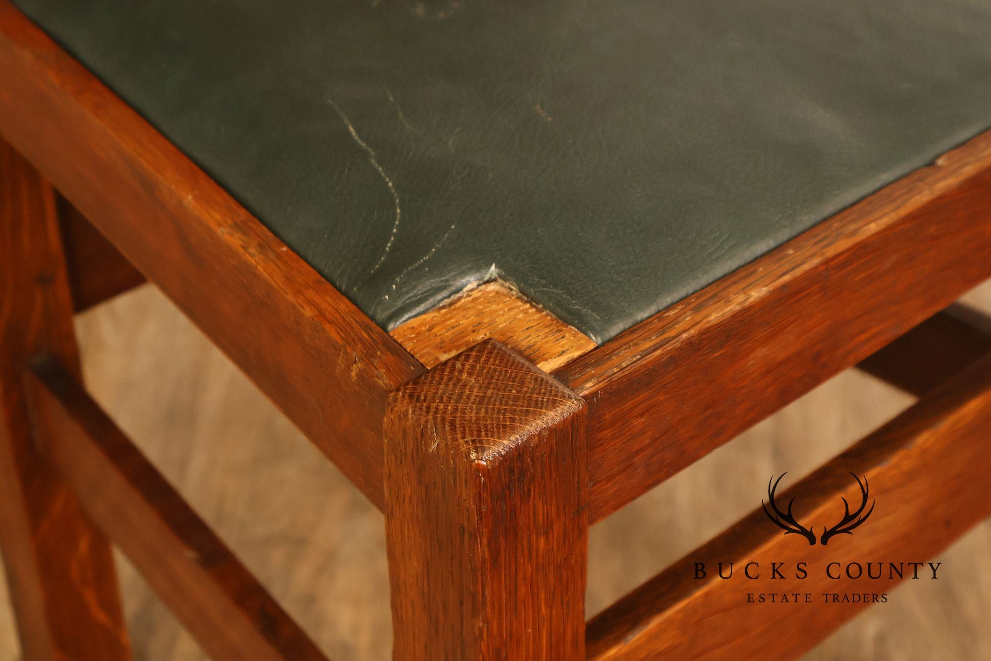 Antique Stickley Brothers Model 825 1/2 Oak Dining Chair