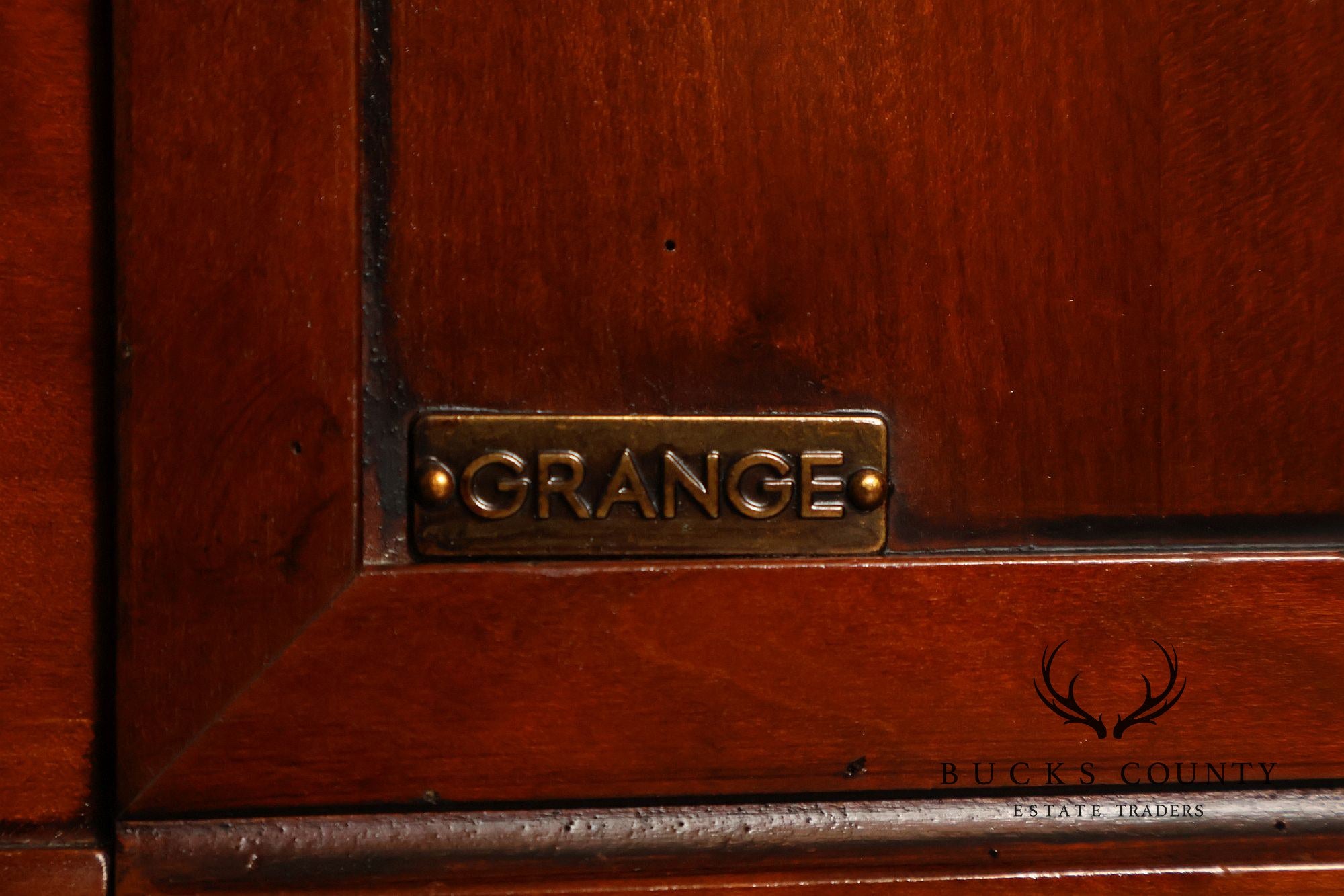 Grange French Louis Phillipe King Size Cherry Sleigh Bed Frame