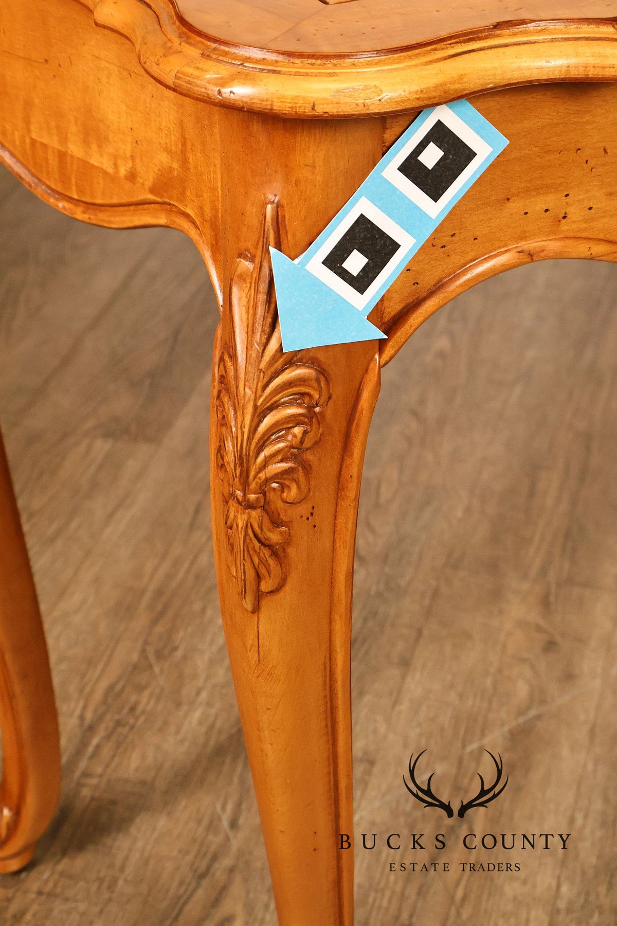 Ethan Allen 'Legacy' Carved Maple Console
