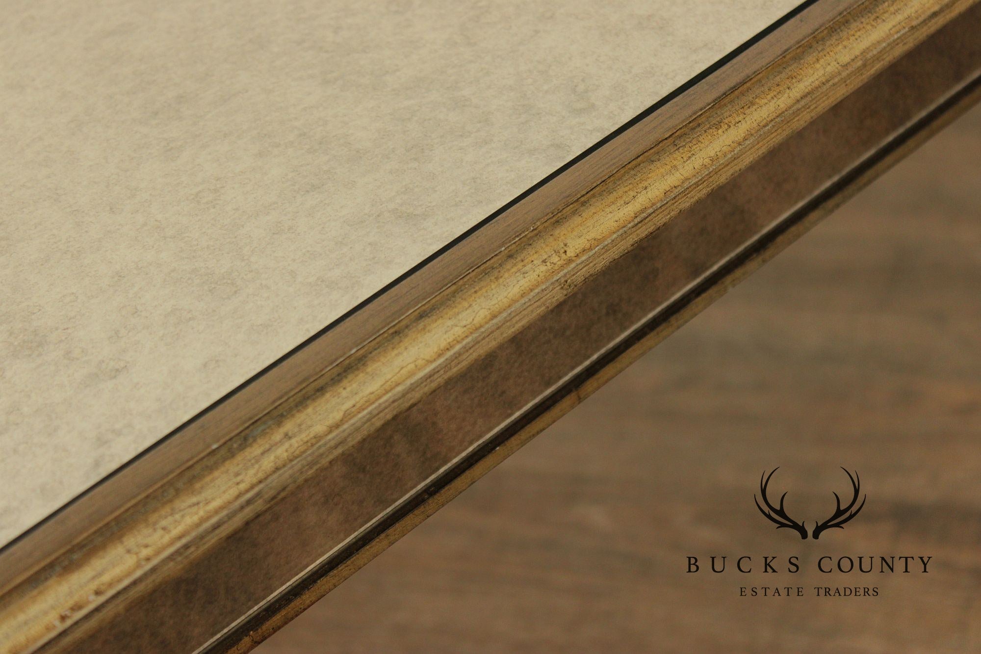 Ethan Allen Hollywood Regency Mirrored Coffee Table