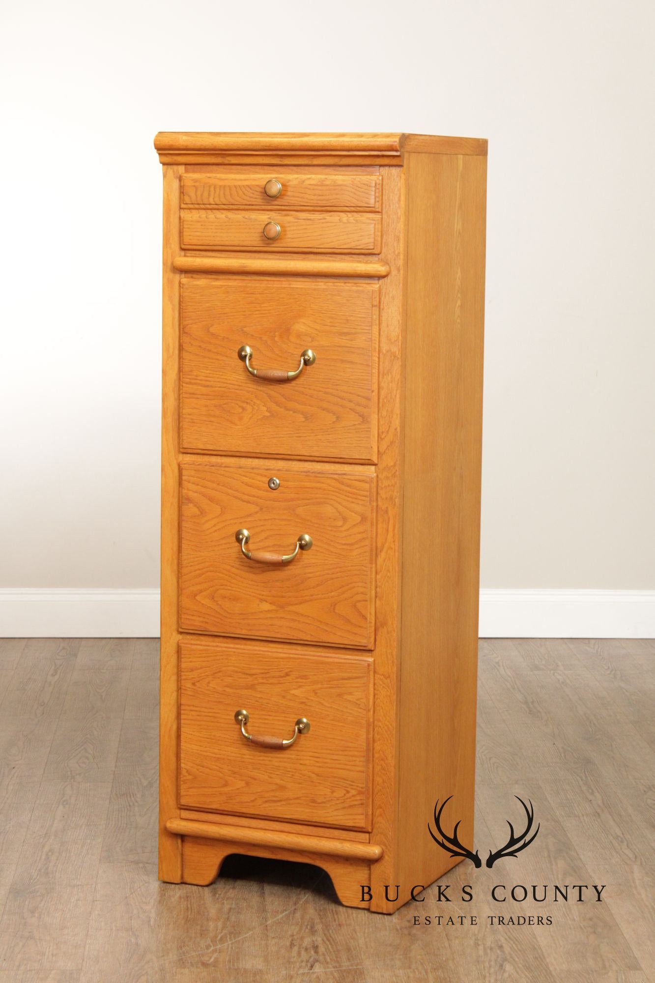 Lexington Pair of Oak File Cabinets
