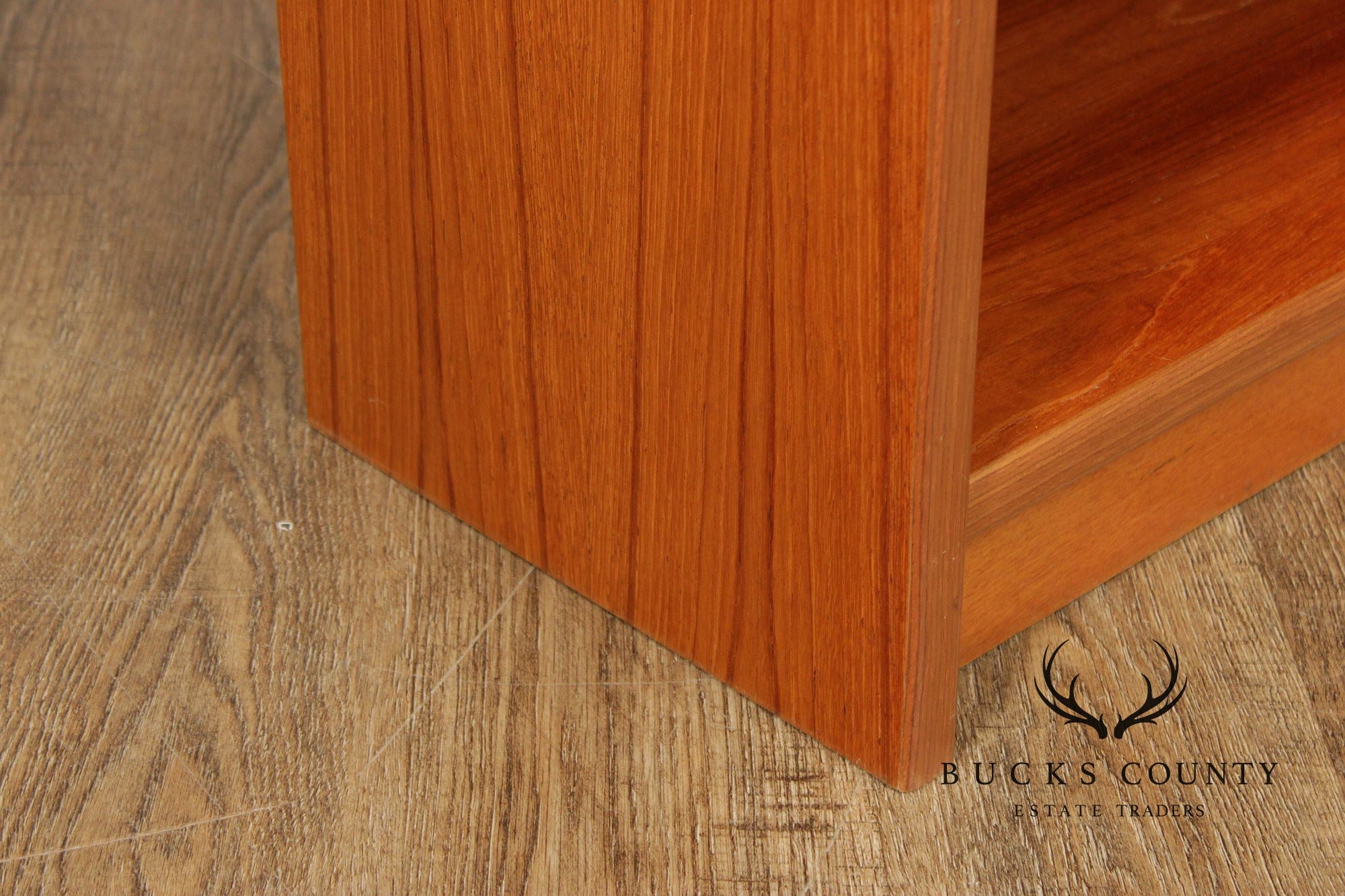 Pair Of Danish Mid Century Modern Teak Bookcases