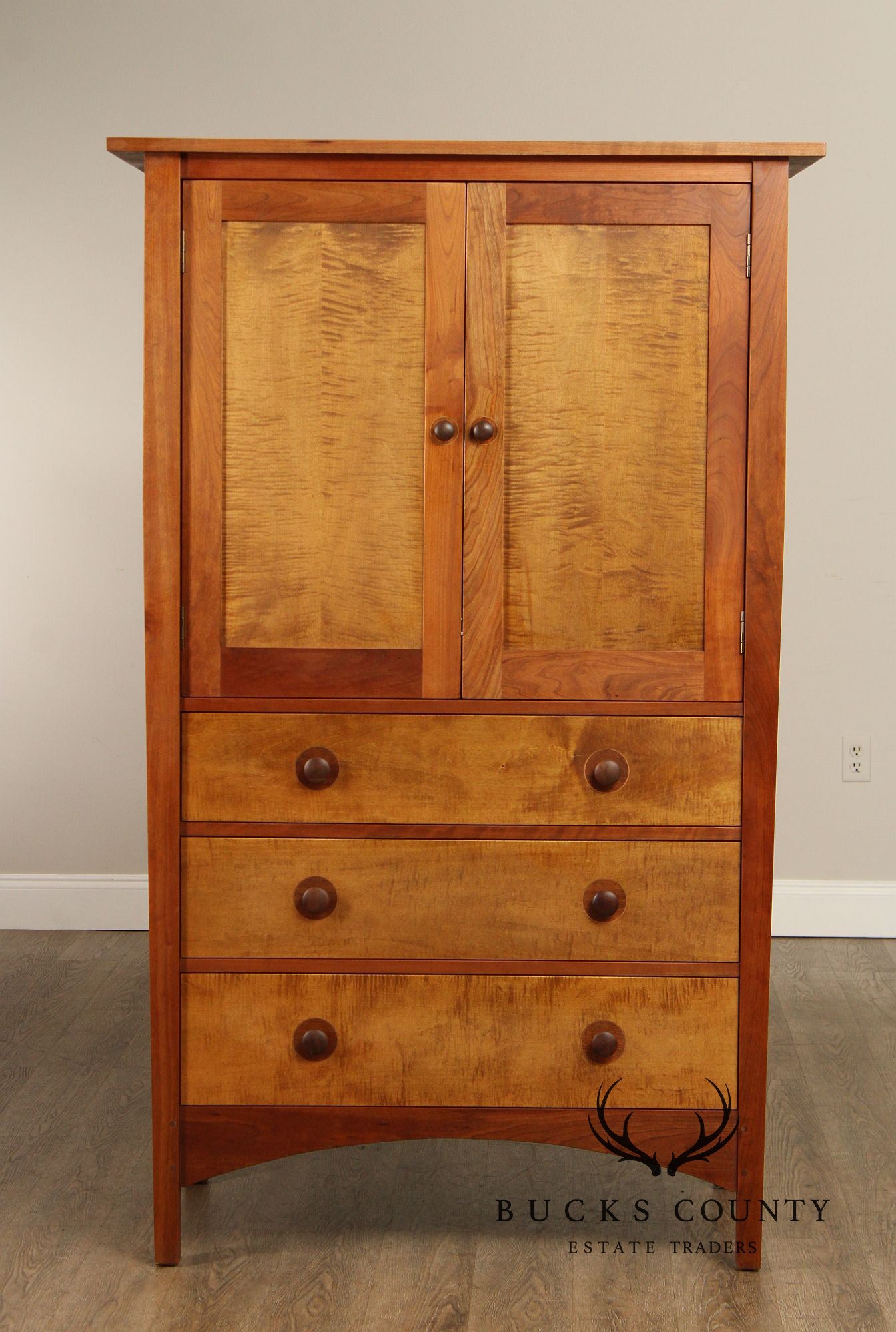 Stickley Mission Collection Harvey Ellis Cherry Door Chest