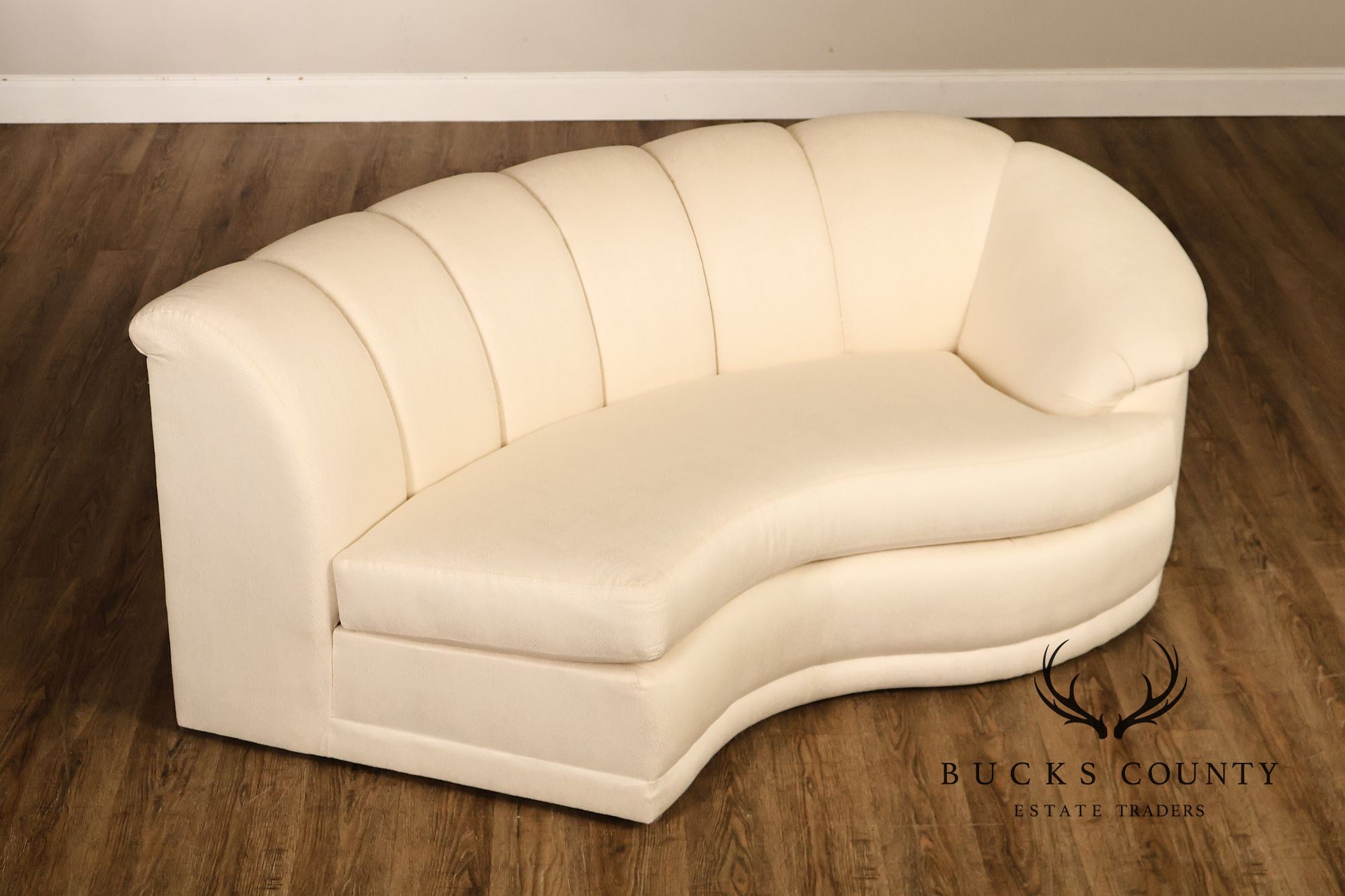 Thayer Coggin Post Modern Curved Sectional Sofa
