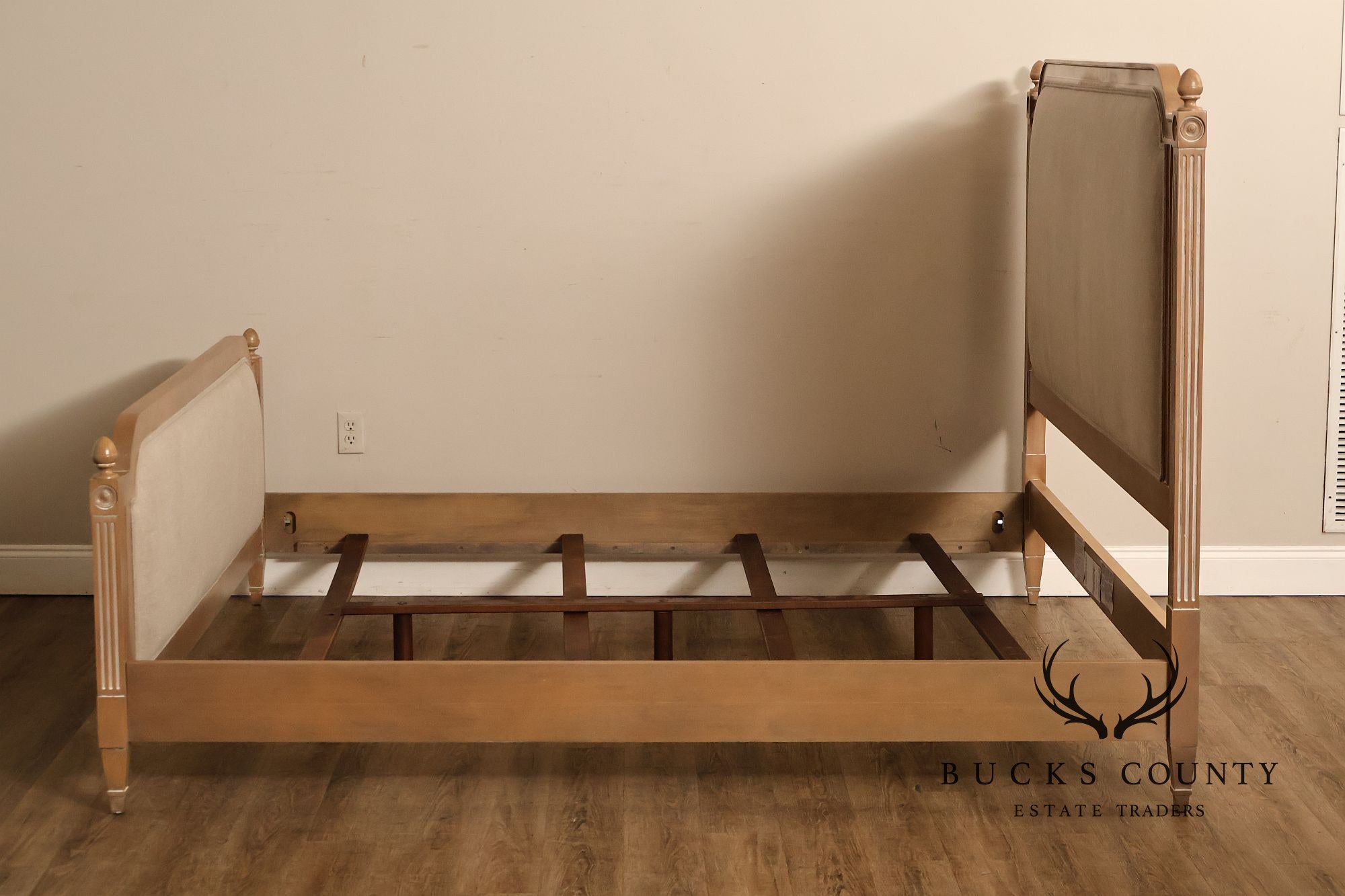 Ethan Allen King 'Allesandra' Upholstered Bed Frame