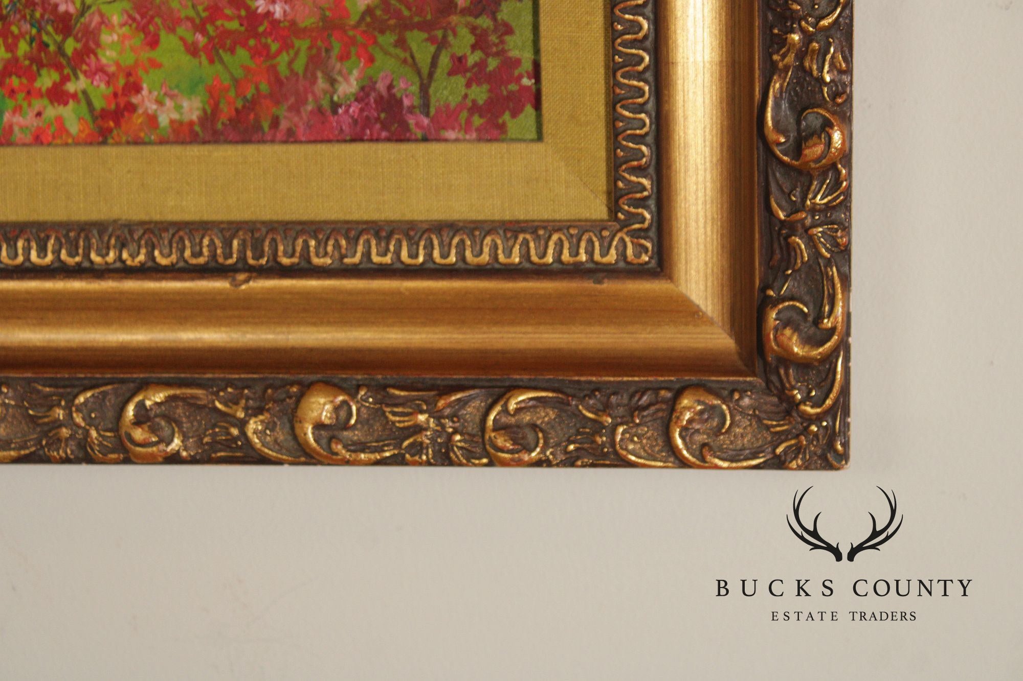 Charles T. Perry Oil Painting, Sibling Portrait