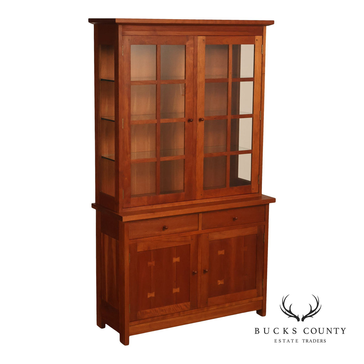 Stickley Mission Collection Cherry China Cabinet