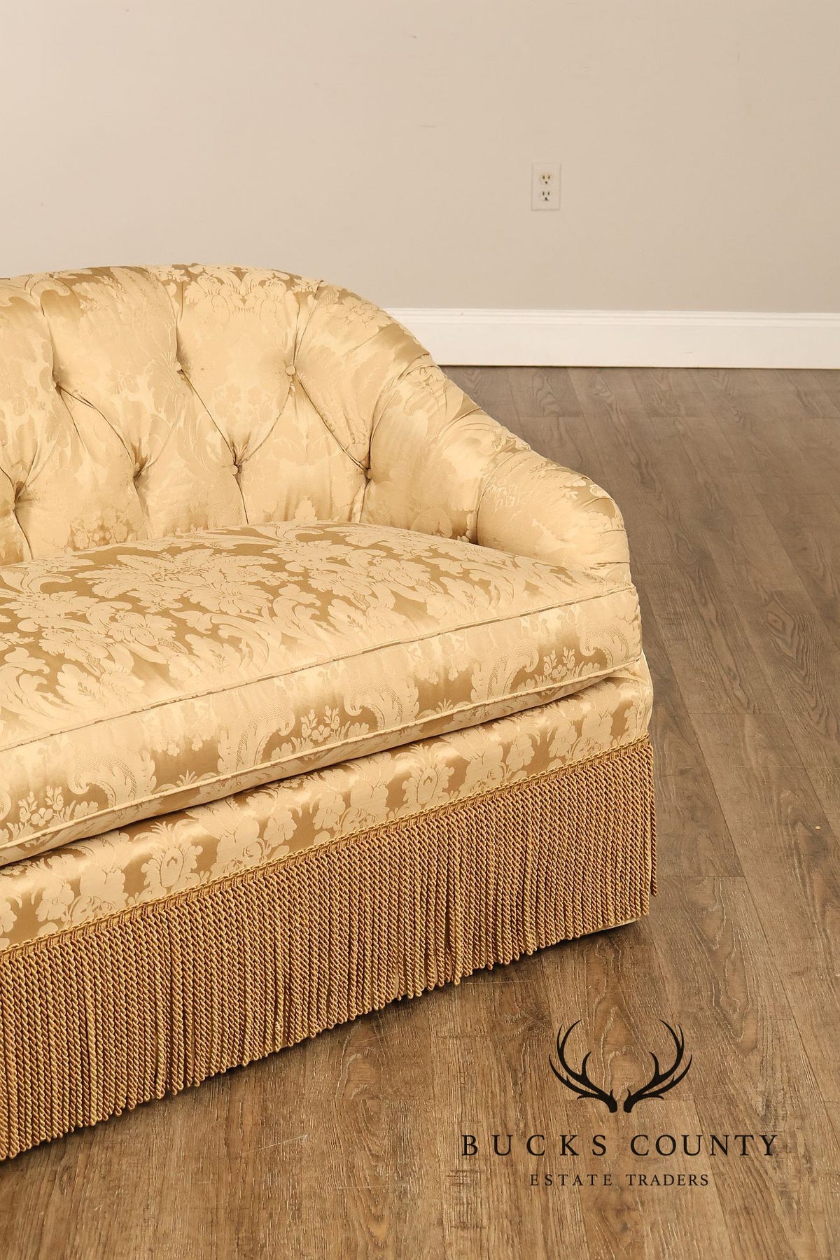 TRS Furniture Button-Tufted Upholstered Sofa