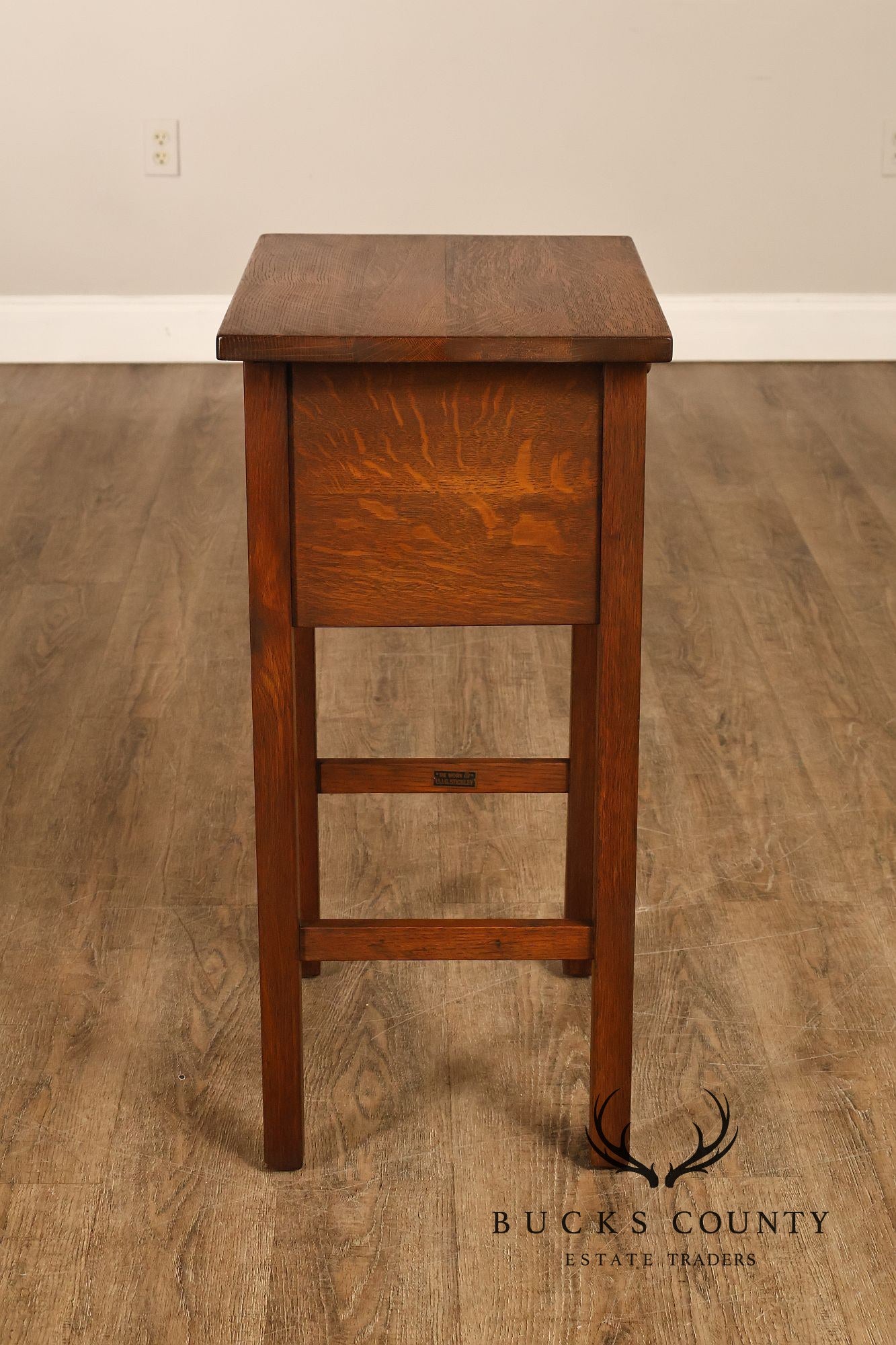 L & JG Stickley Antique Mission Oak Nightstand #642