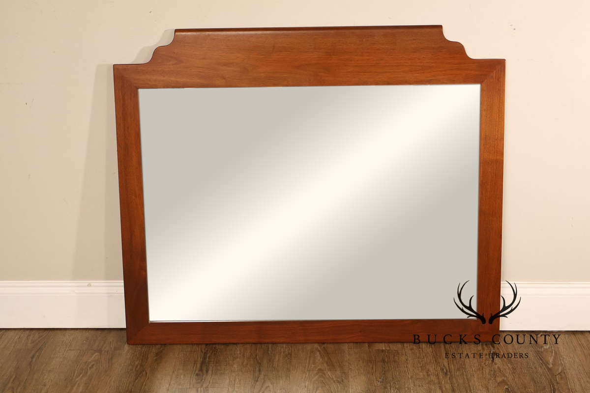 E.A. Clore Custom Walnut Hanging Wall Mirror