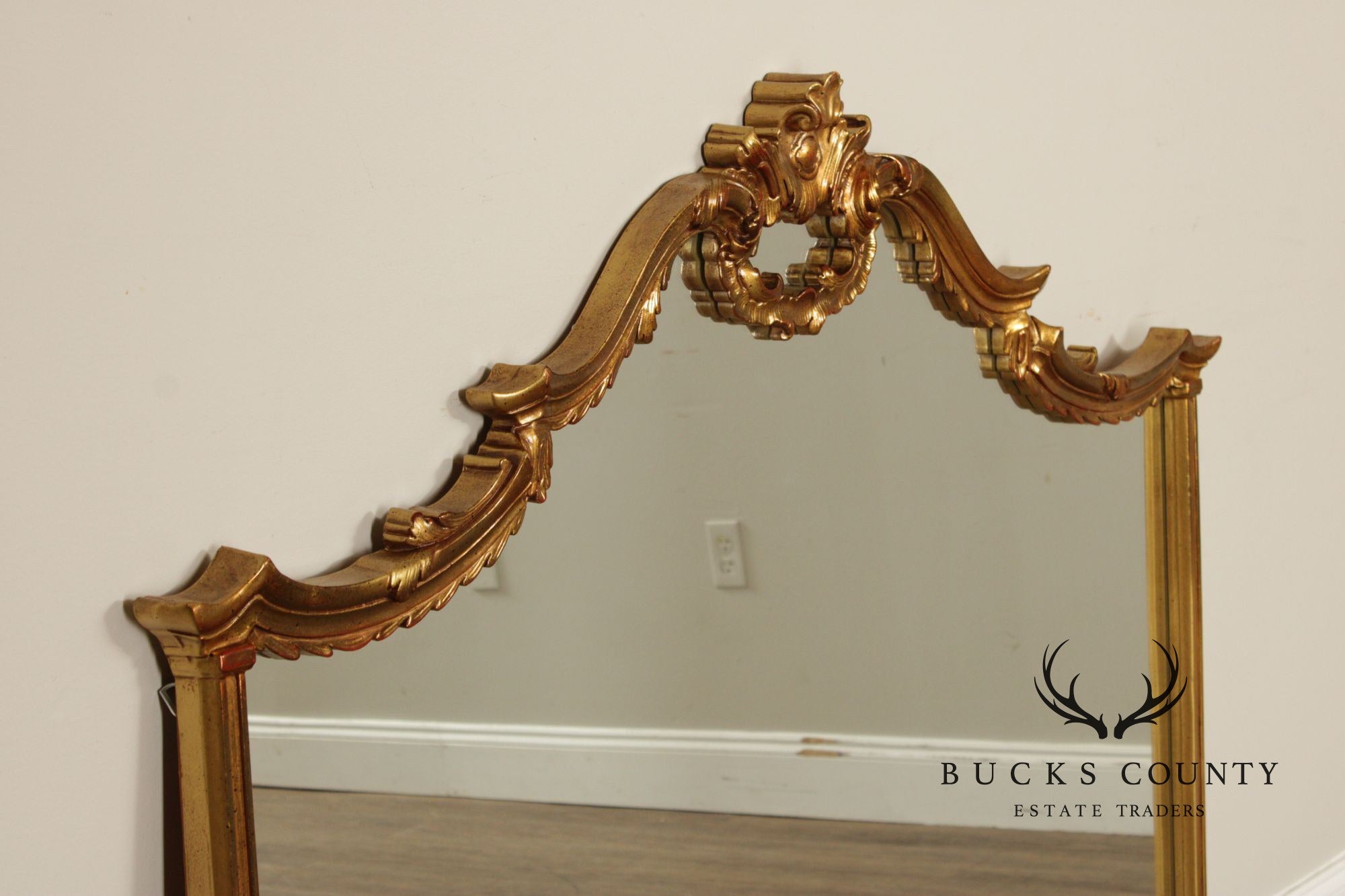 Carolina Mirror Georgian Style Gilt Painted Wall Mirror