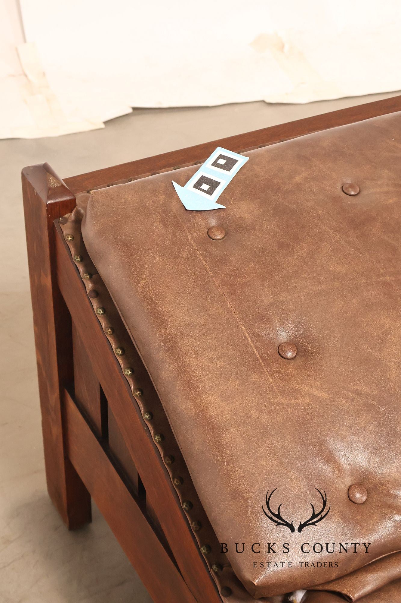 J.M. Young No. 295 Mission Style Oak Daybed