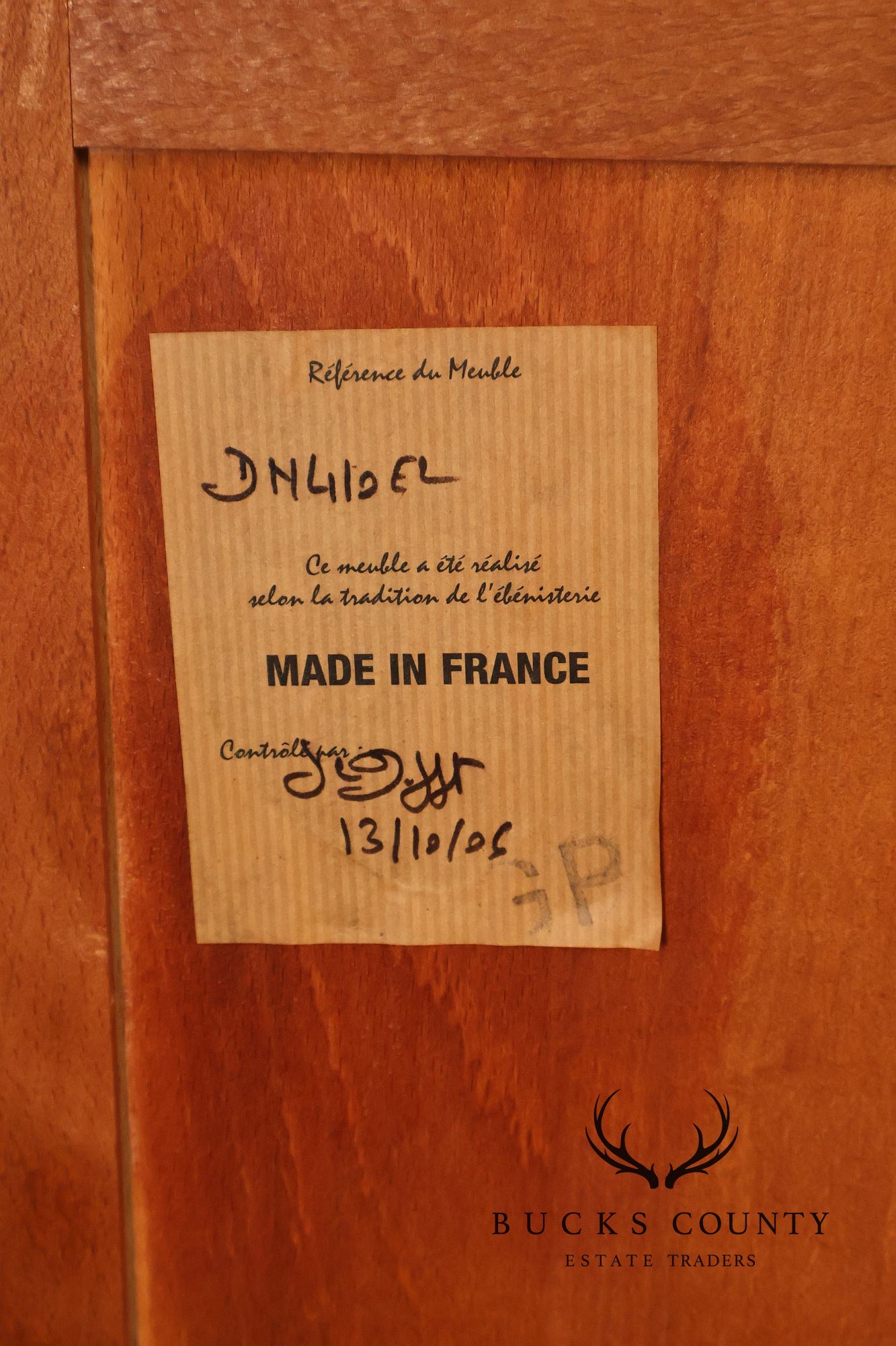 French Directoire Style Cherry Four-Door Sideboard