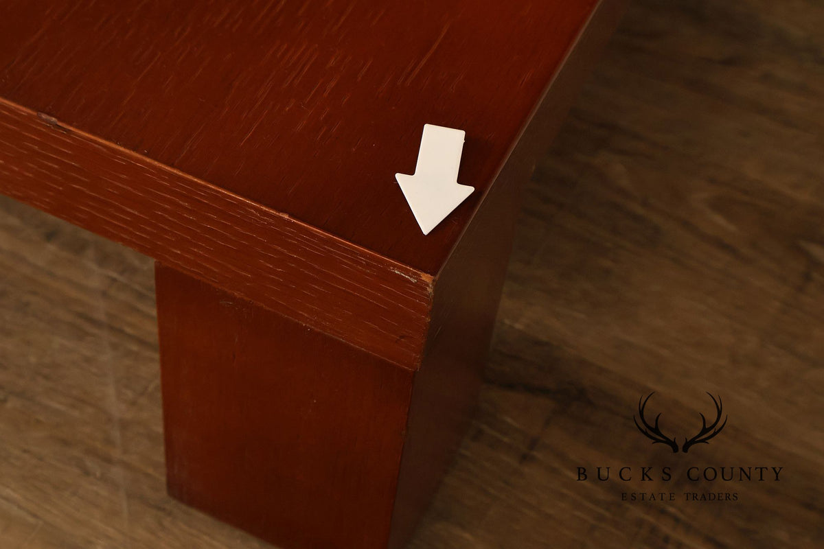 Modern Low Profile Square Coffee Table