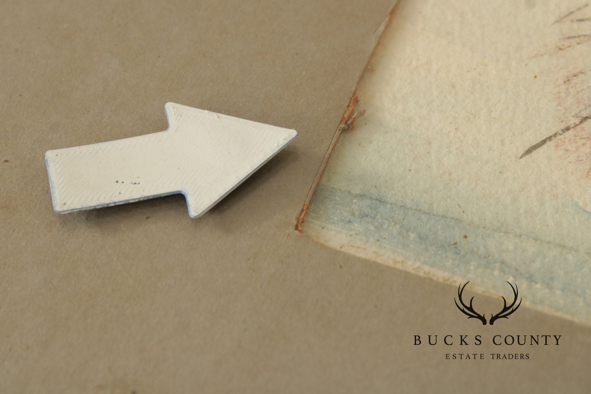 Deane Uptegrove Watercolor Painting, 'Early Spring in Sussex'