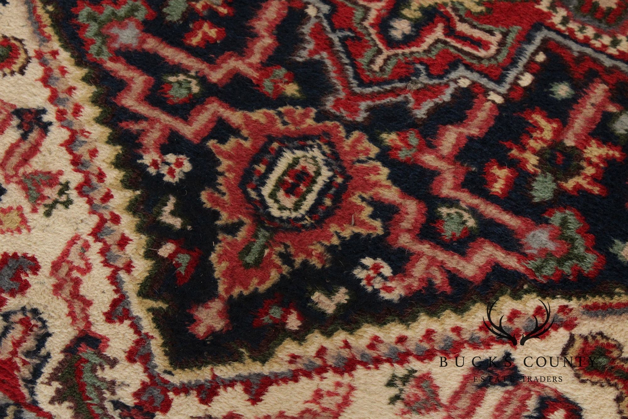 Persian Heriz Style Wool Area Rug 5'x3'
