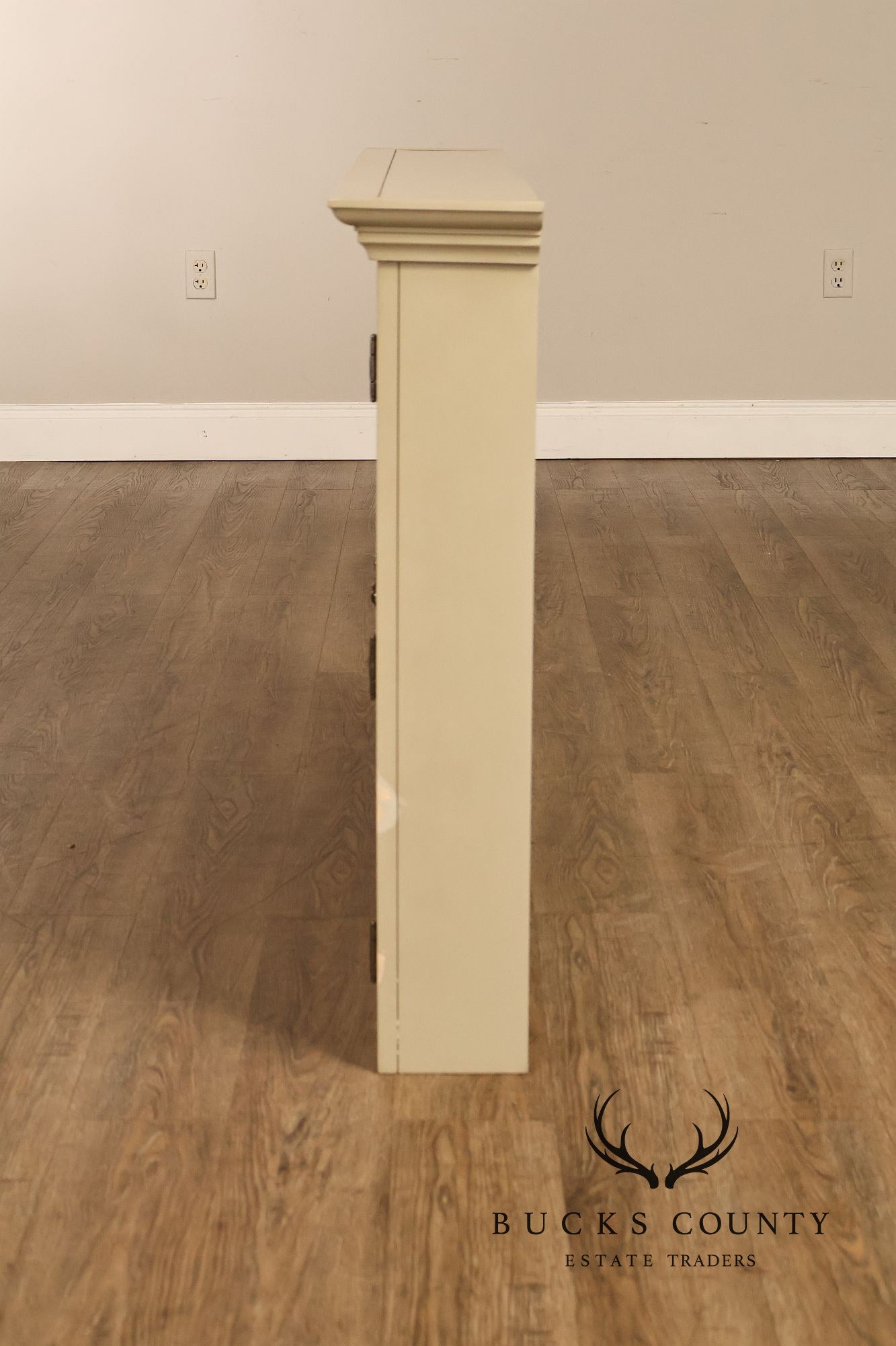 Vintage Ballard Designs Hughes Painted Media Console Cabinet